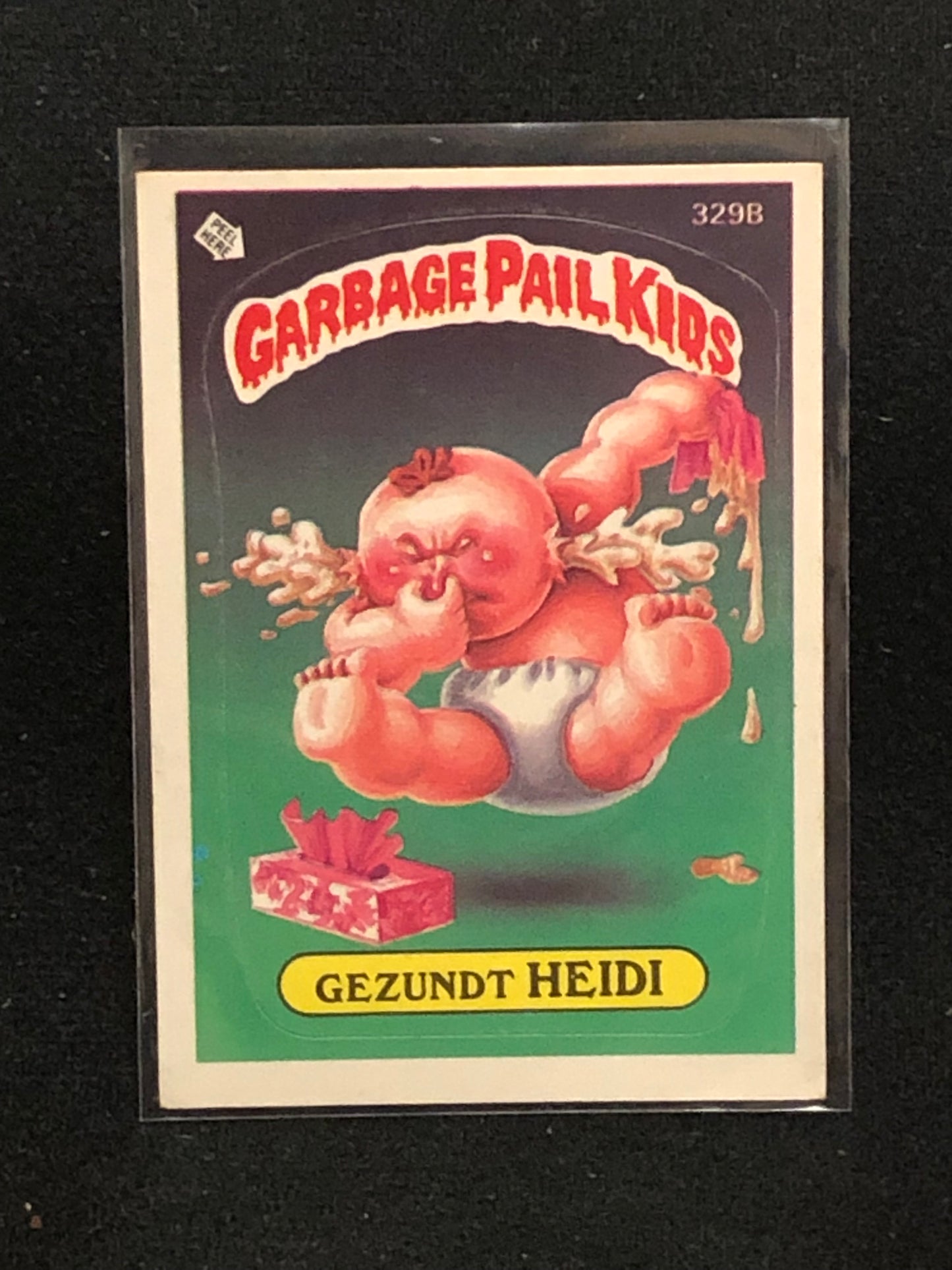 Garbage Pail Kids Original Series 8 (os8) 329b Gezundt Heidi