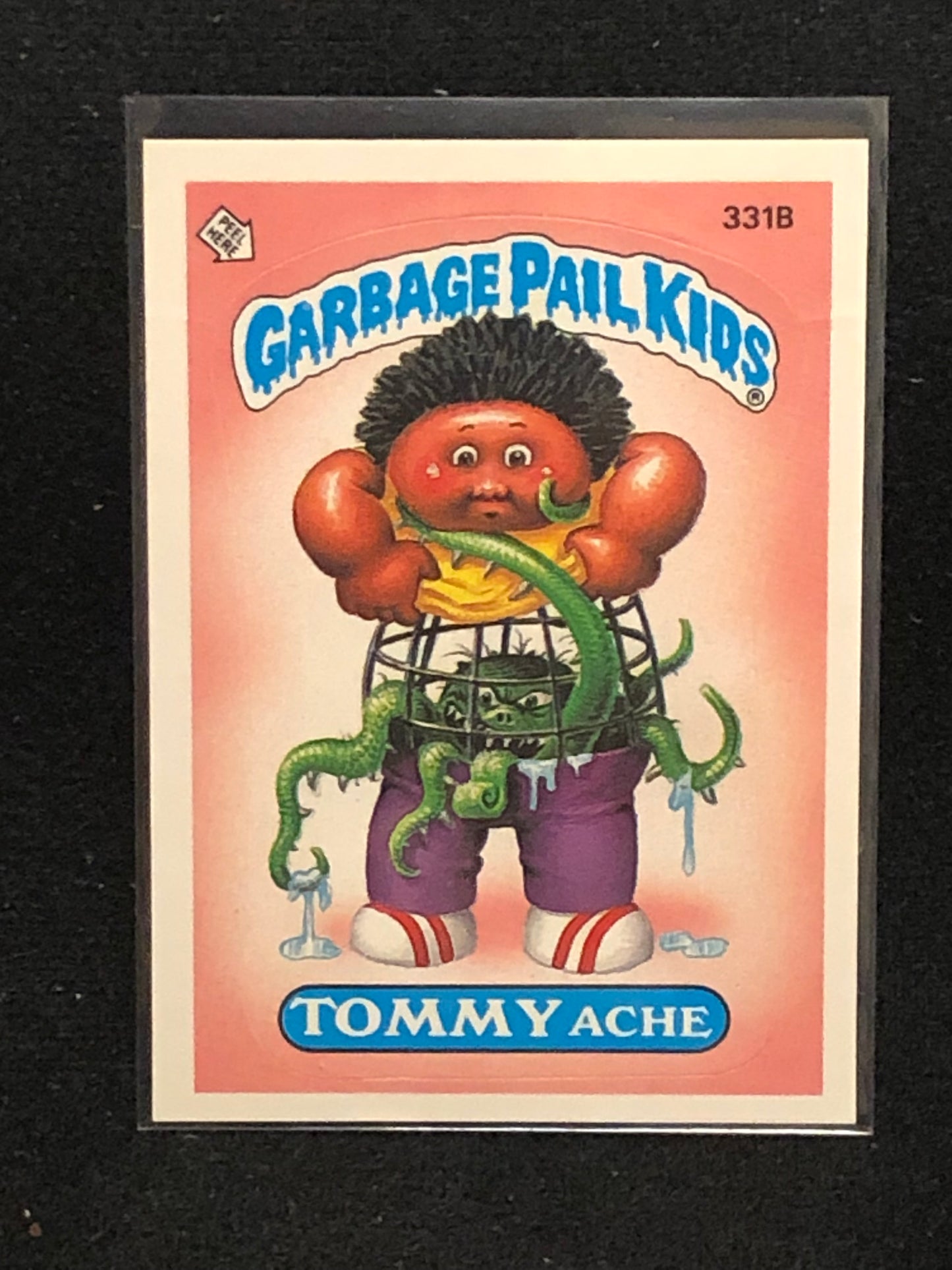 Garbage Pail Kids Original Series 8 (os8) 331b Tommy Ache