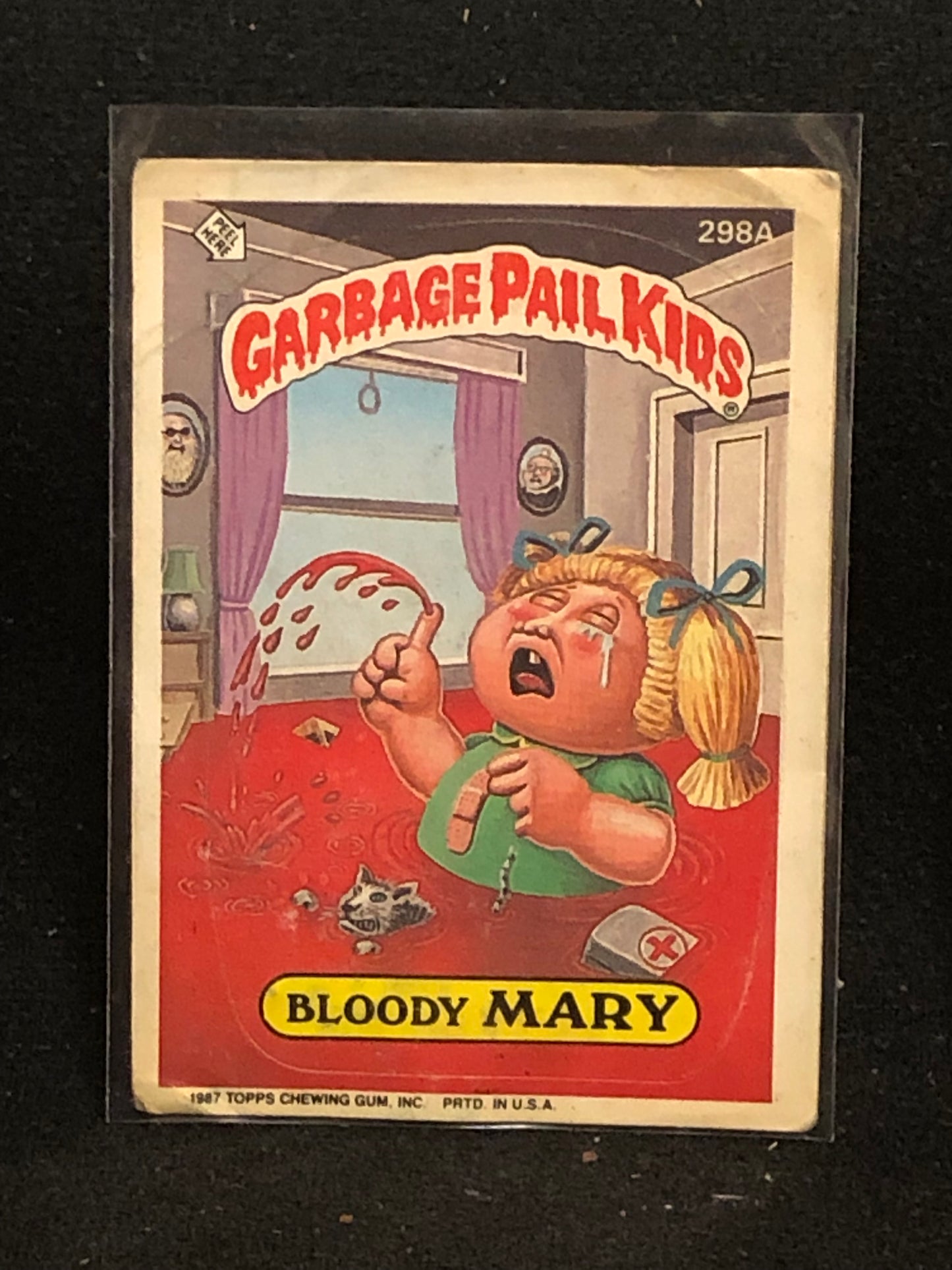 Garbage Pail Kids Original Series 8 (os8) 298a Bloody Mary