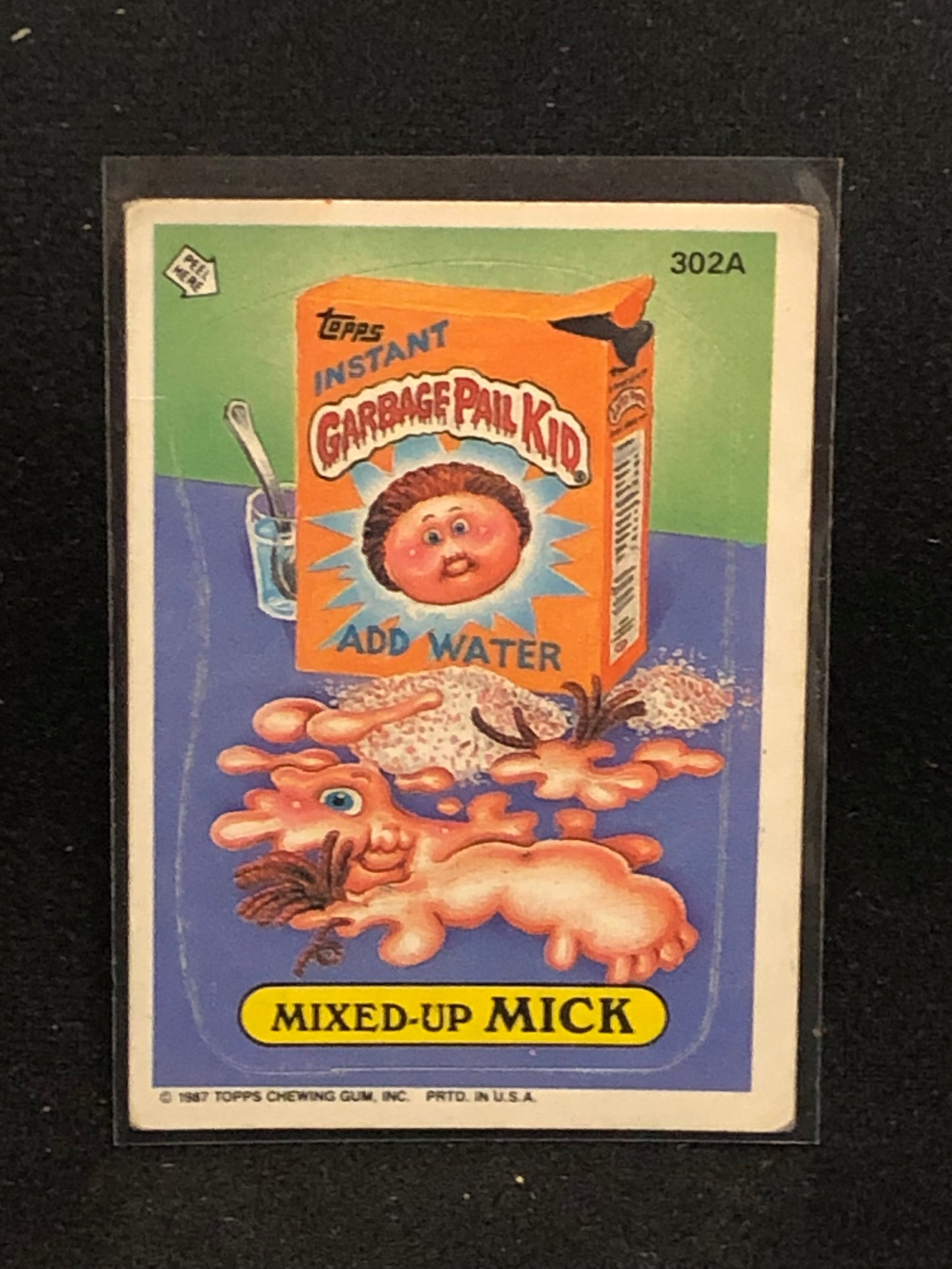 Garbage Pail Kids Original Series 8 (os8) 302a Mixed Up Mick