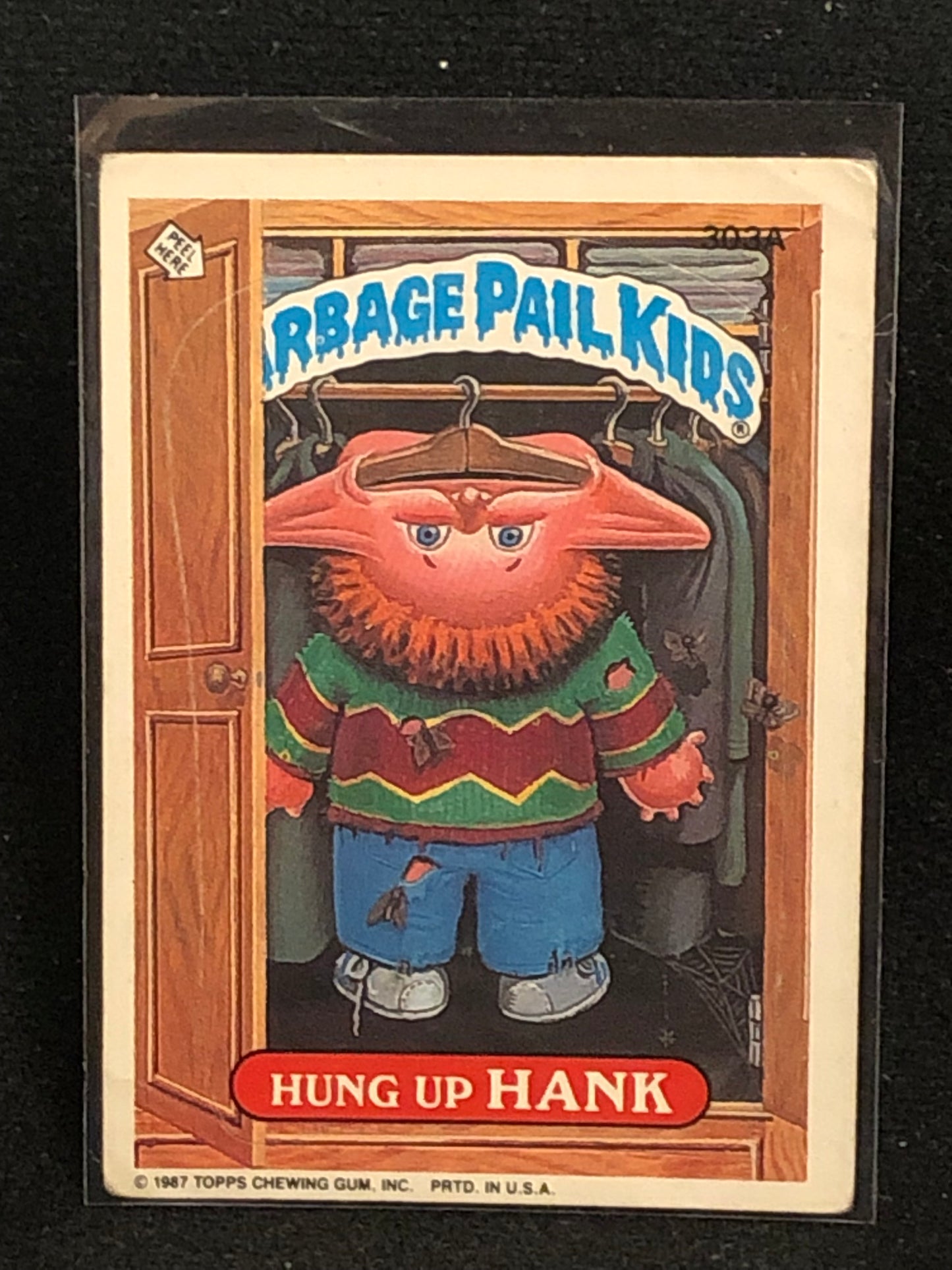 Garbage Pail Kids Original Series 8 (os8) 303a Hung Up Hank