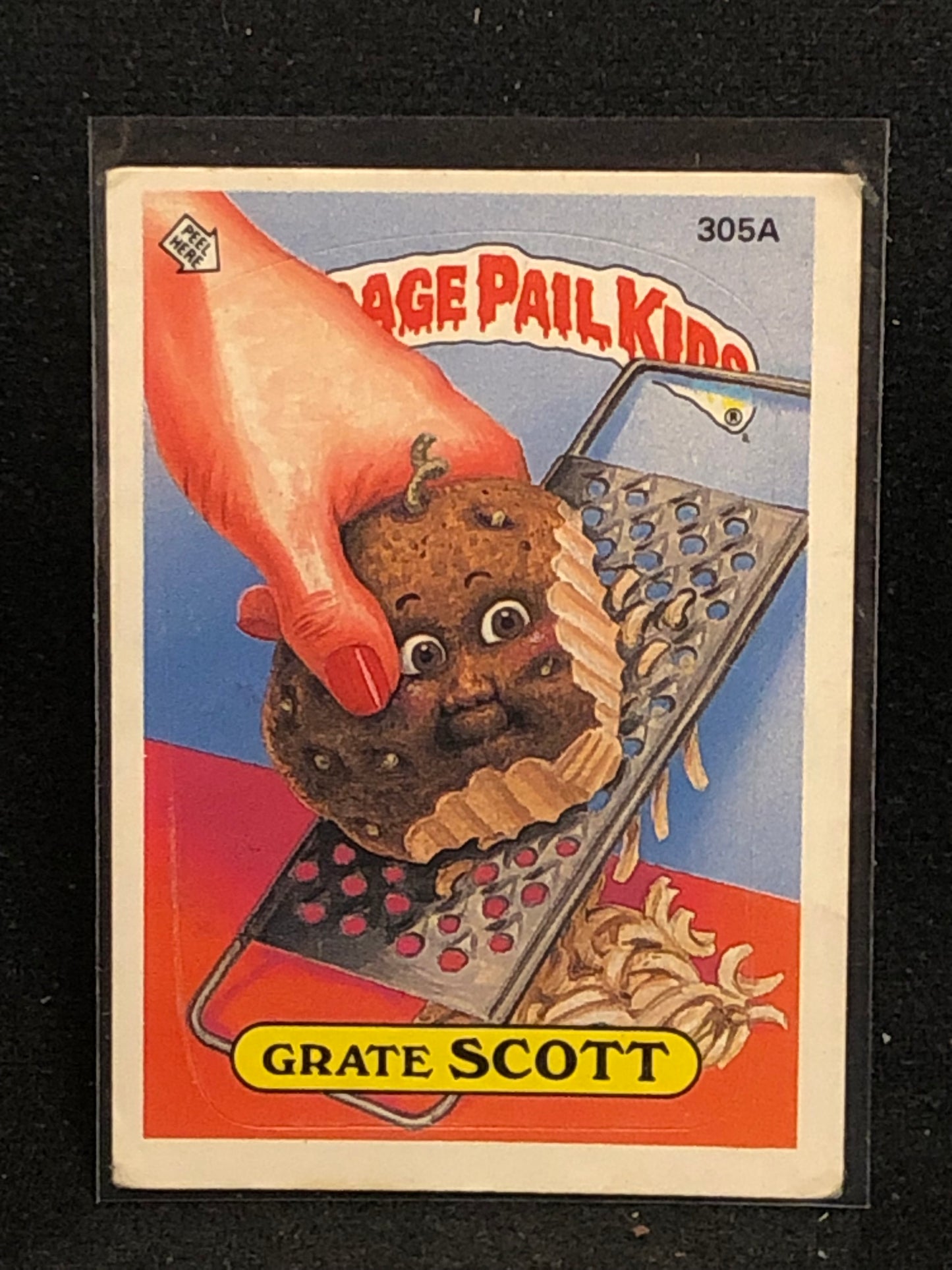 Garbage Pail Kids Original Series 8 (os8) 305a Grate Scott