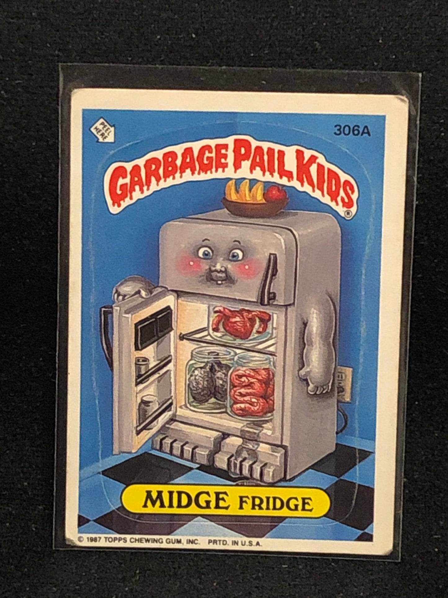 Garbage Pail Kids Original Series 8 (os8) 306a Midge Fridge