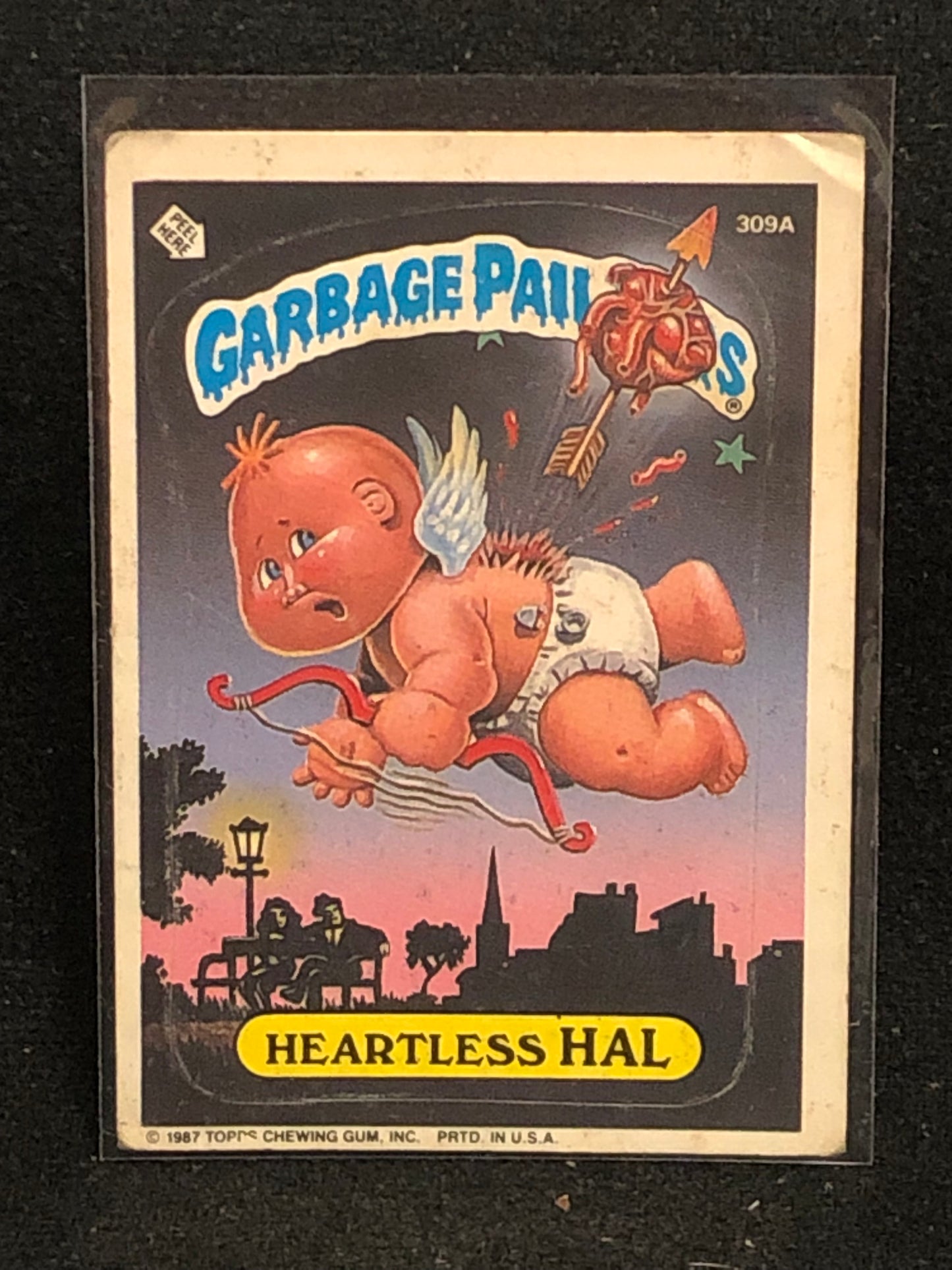 Garbage Pail Kids Original Series 8 (os8) 309a Heartless Hal