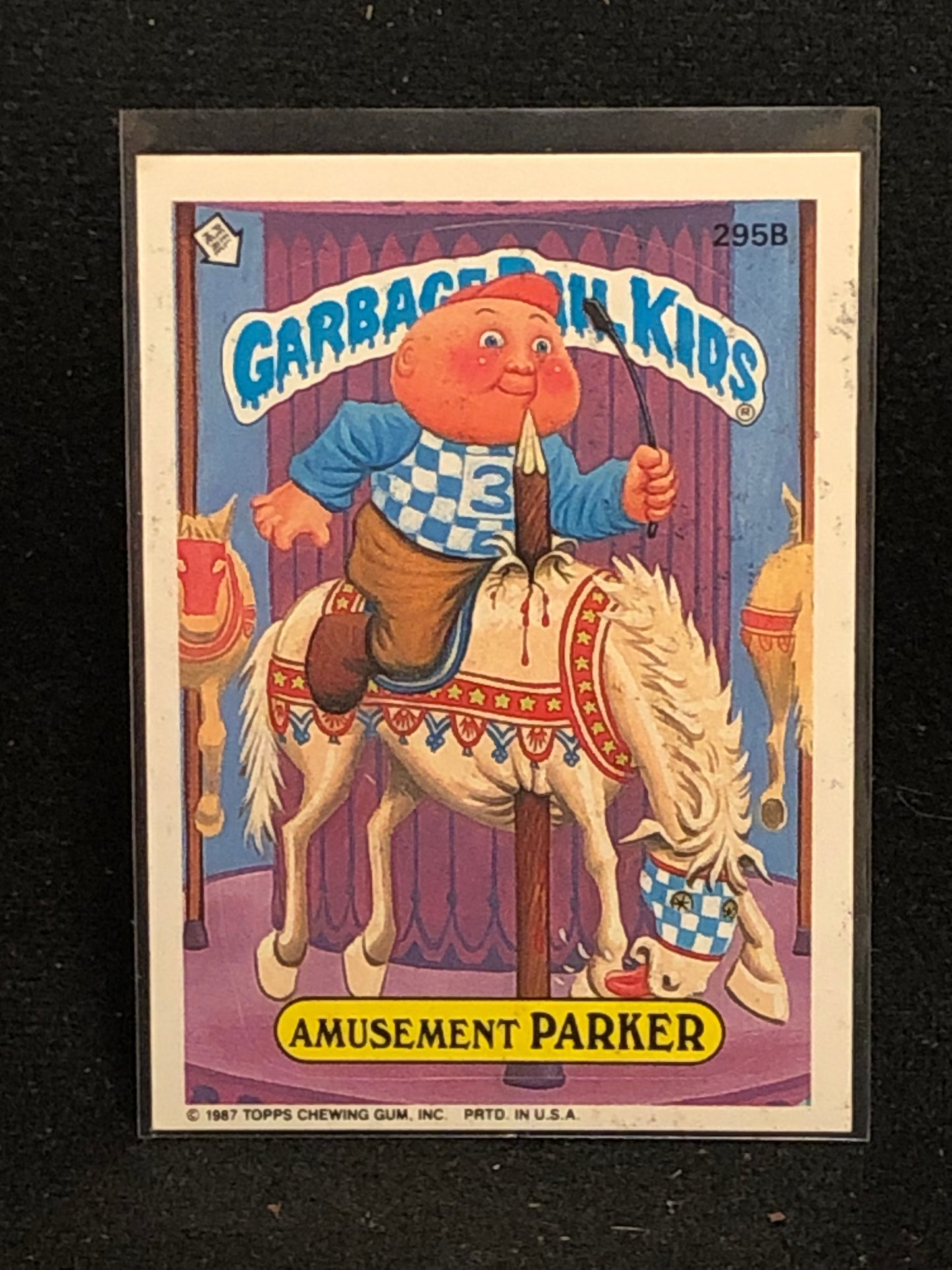 Garbage Pail Kids Original Series 8 (os8) 295b Amusement Parker