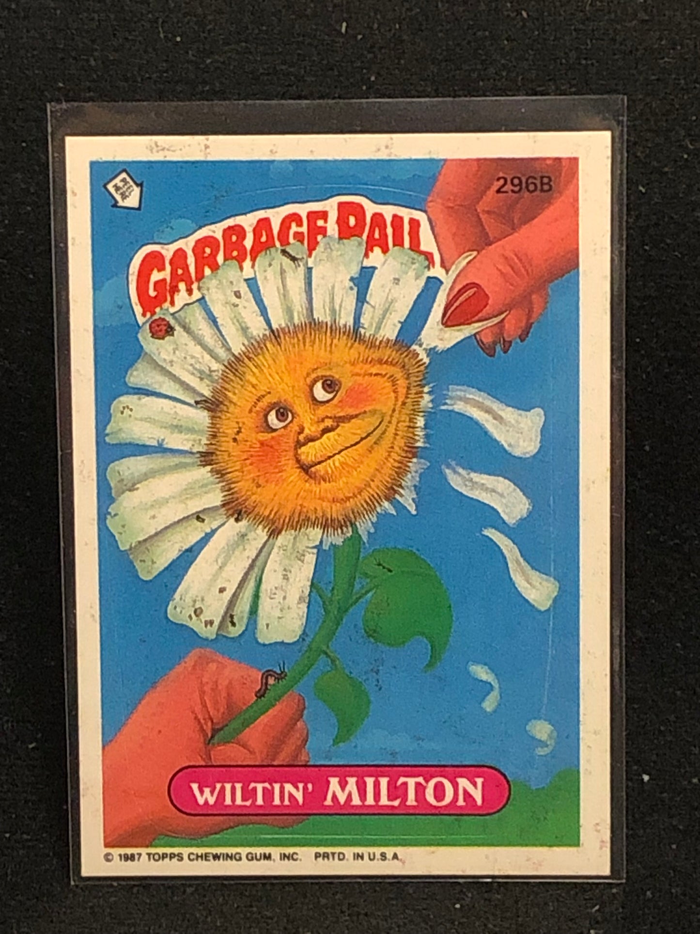 Garbage Pail Kids Original Series 8 (os8) 296b Wiltin Milton