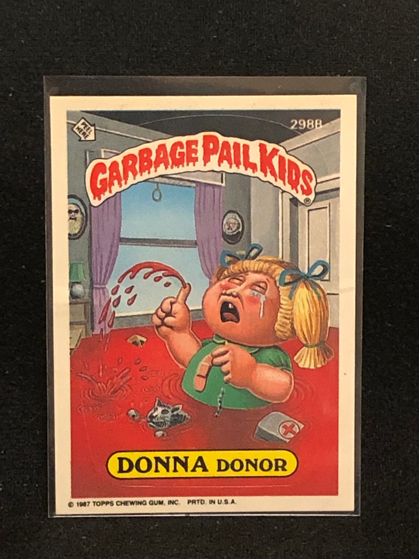 Garbage Pail Kids Original Series 8 (os8) 298b Donna Donor