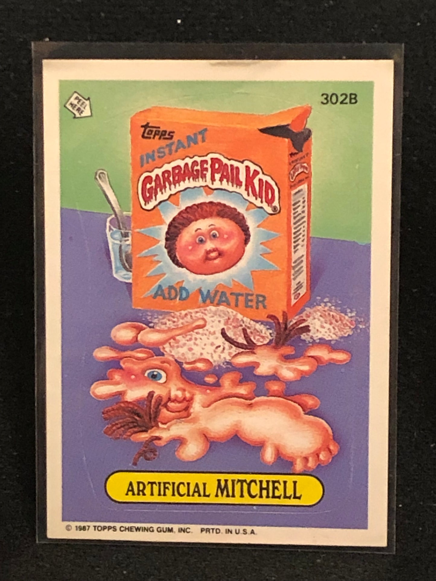 Garbage Pail Kids Original Series 8 (os8) 302b Artificial Mitchell