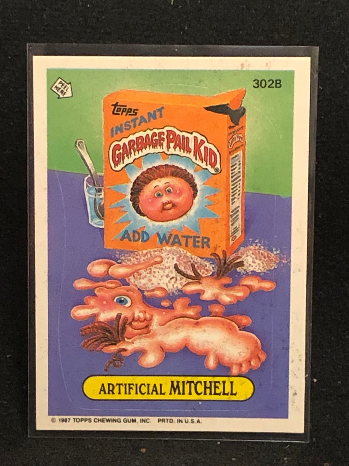 Garbage Pail Kids Original Series 8 (os8) 302b Artificial Mitchell