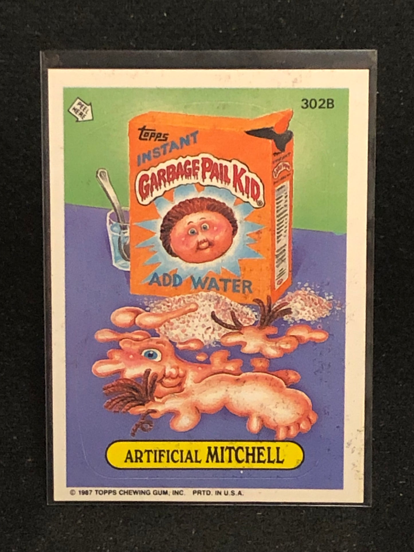 Garbage Pail Kids Original Series 8 (os8) 302b Artificial Mitchell