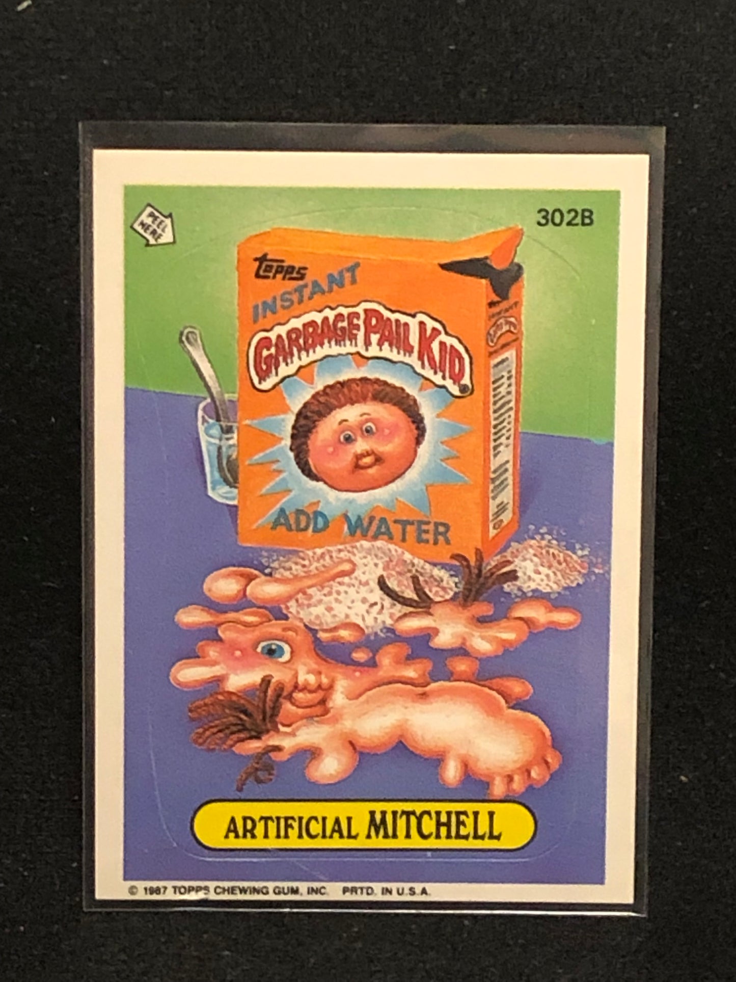 Garbage Pail Kids Original Series 8 (os8) 302b Artificial Mitchell