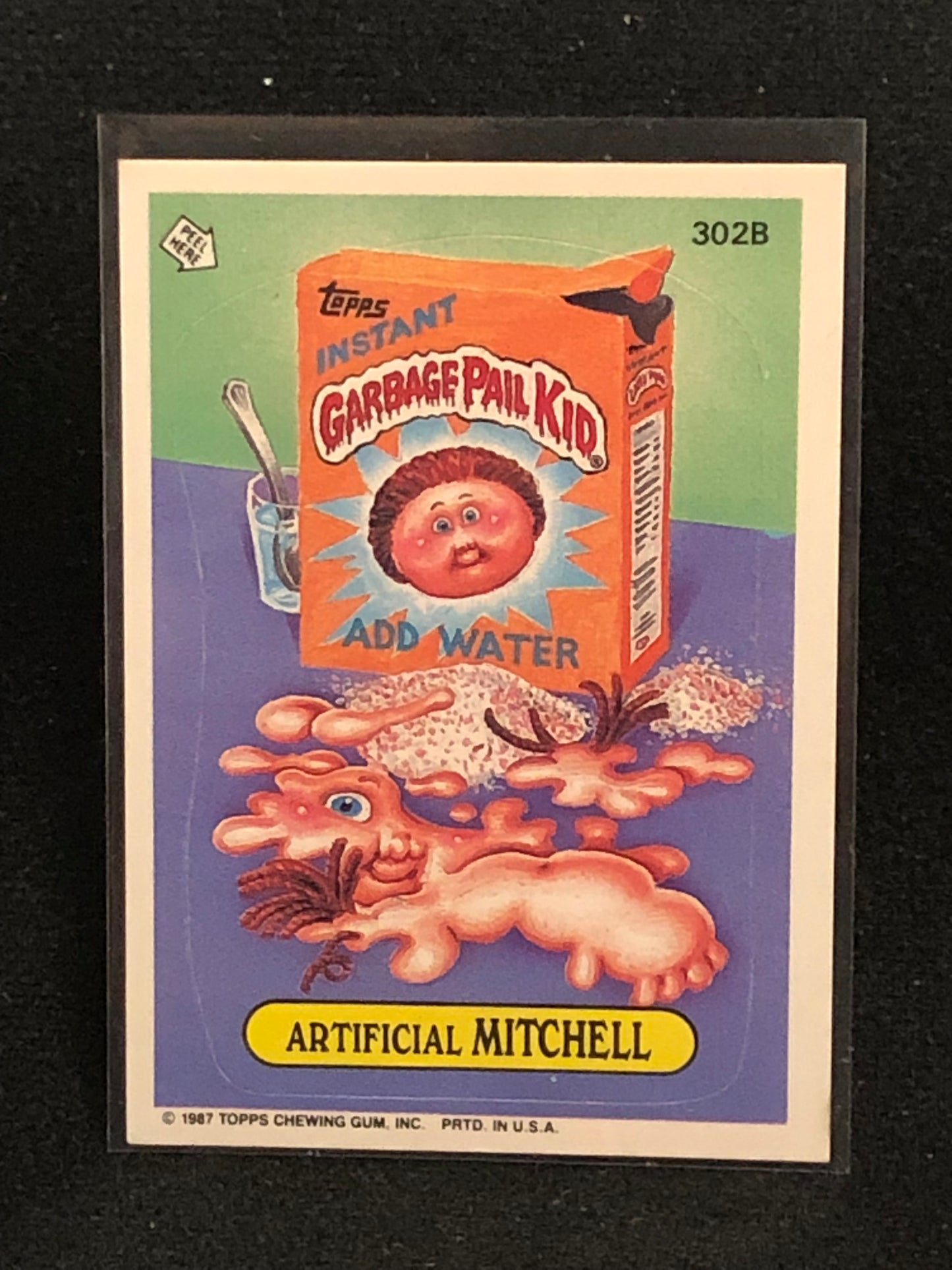 Garbage Pail Kids Original Series 8 (os8) 302b Artificial Mitchell