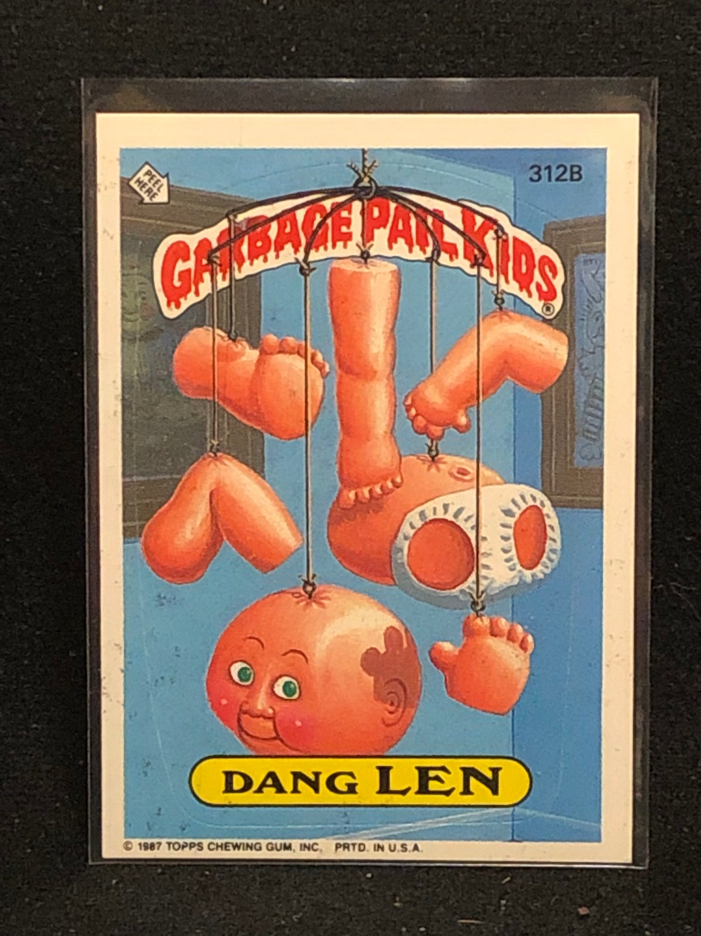 Garbage Pail Kids Original Series 8 (os8) 312b Dang Len