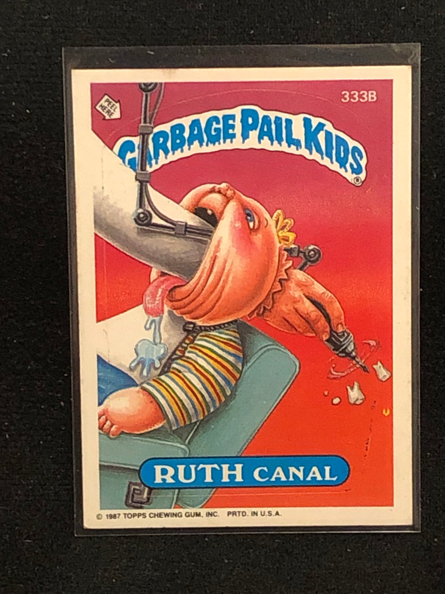 Garbage Pail Kids Original Series 8 (os8) 333b Ruth Canal