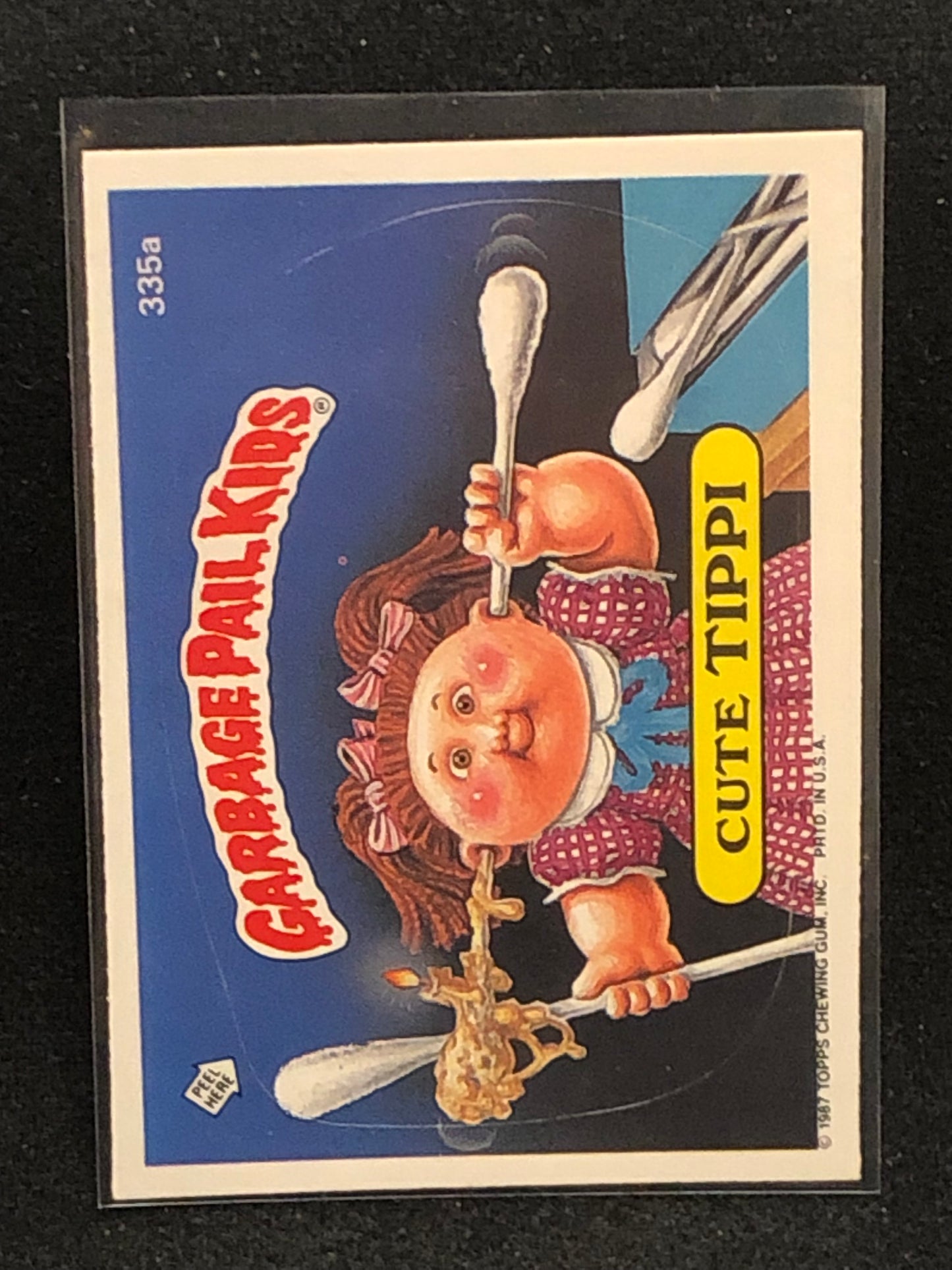 Garbage Pail Kids Original Series 9 (os9) 335a Cute Tippi