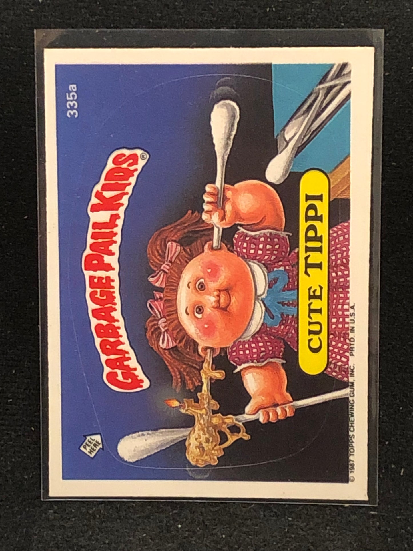 Garbage Pail Kids Original Series 9 (os9) 335a Cute Tippi