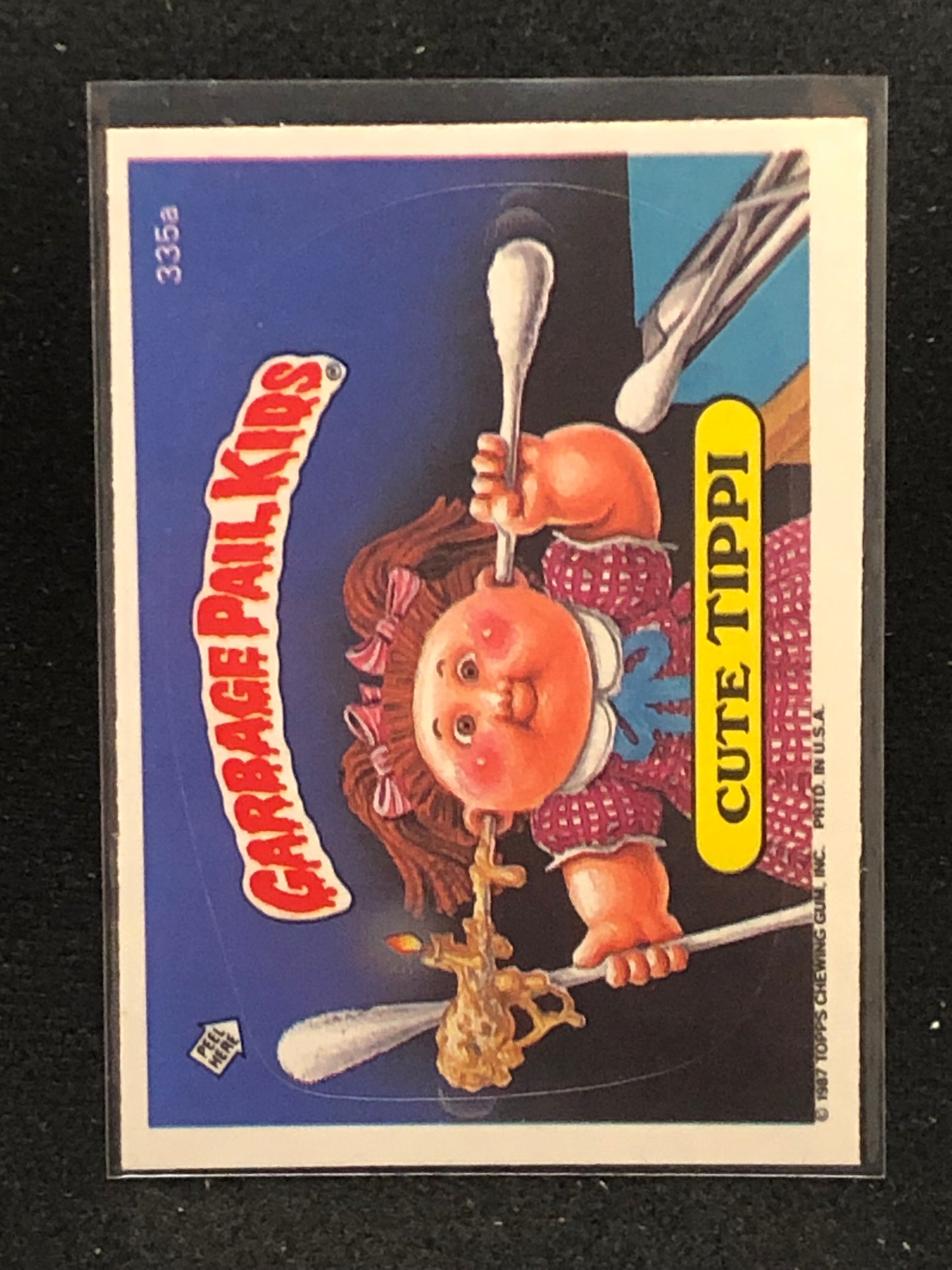 Garbage Pail Kids Original Series 9 (os9) 335a Cute Tippi