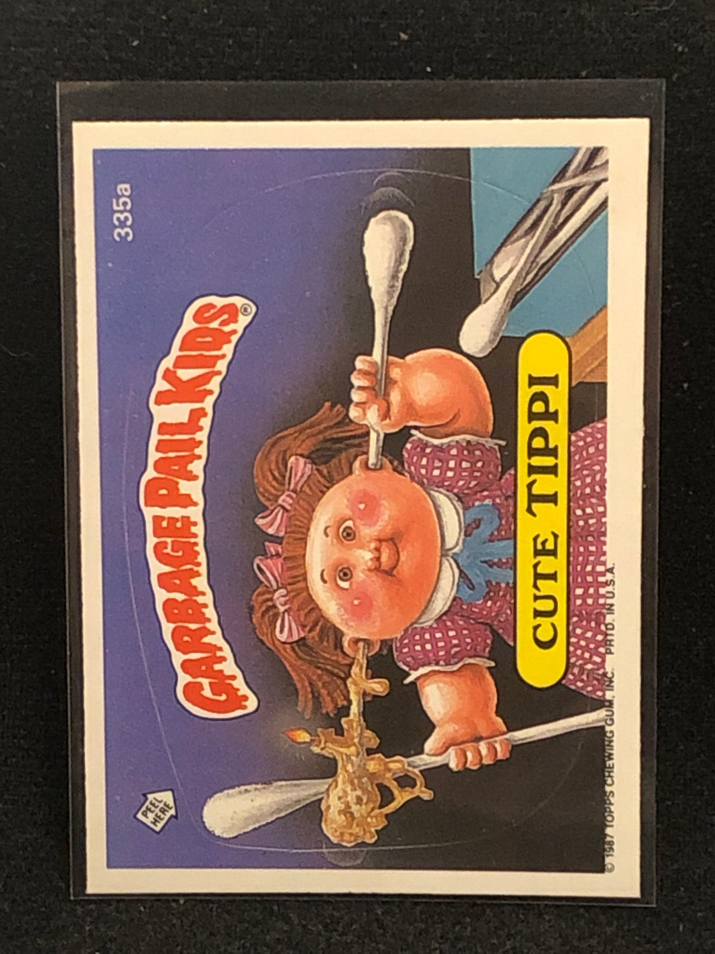 Garbage Pail Kids Original Series 9 (os9) 335a Cute Tippi