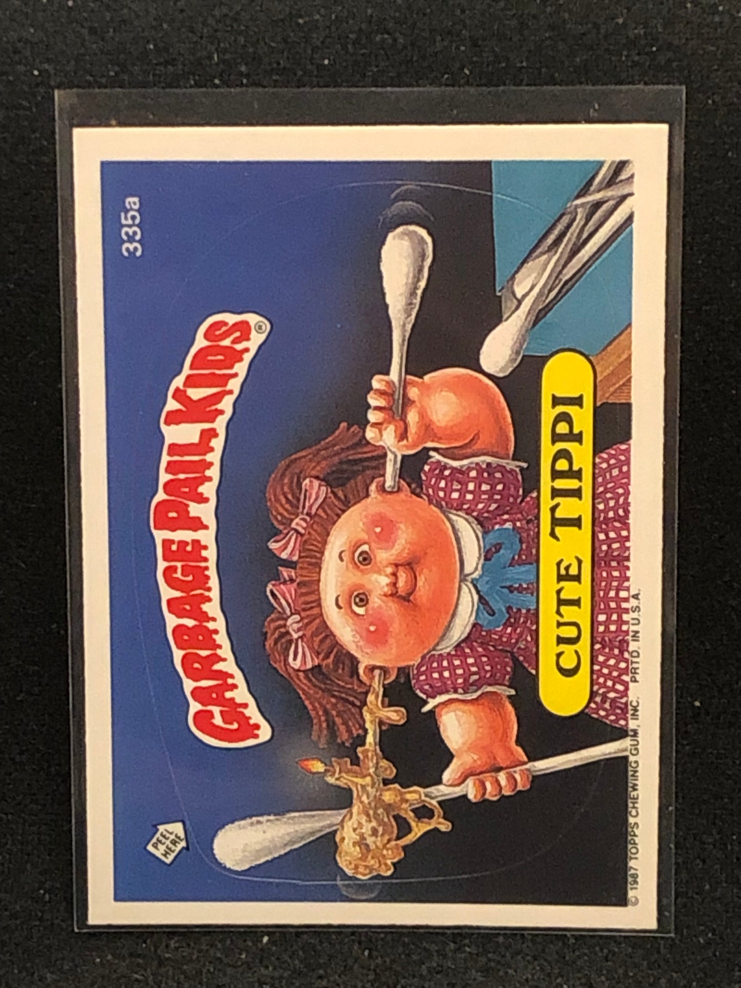 Garbage Pail Kids Original Series 9 (os9) 335a Cute Tippi