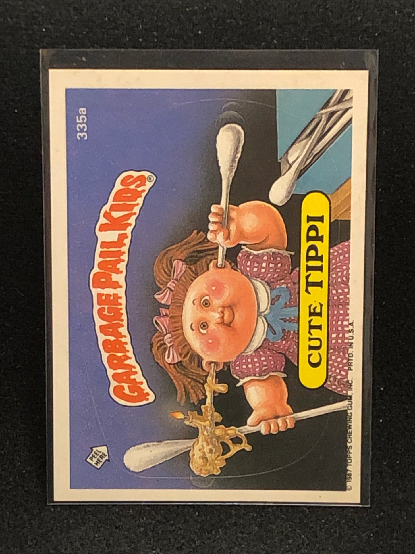 Garbage Pail Kids Original Series 9 (os9) 335a Cute Tippi