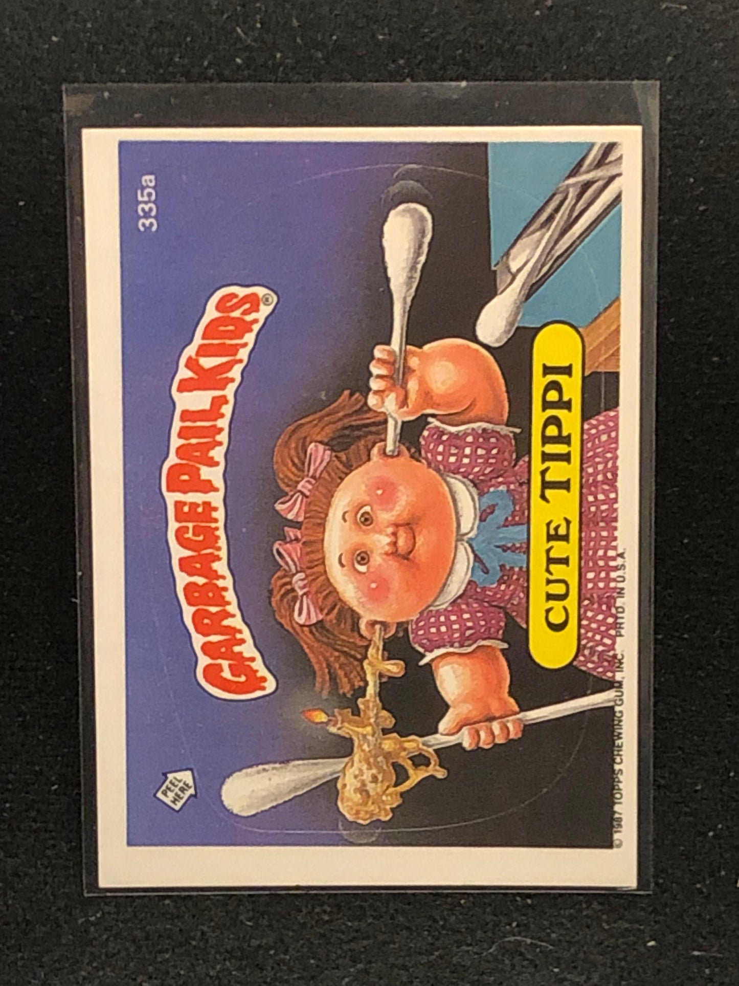 Garbage Pail Kids Original Series 9 (os9) 335a Cute Tippi