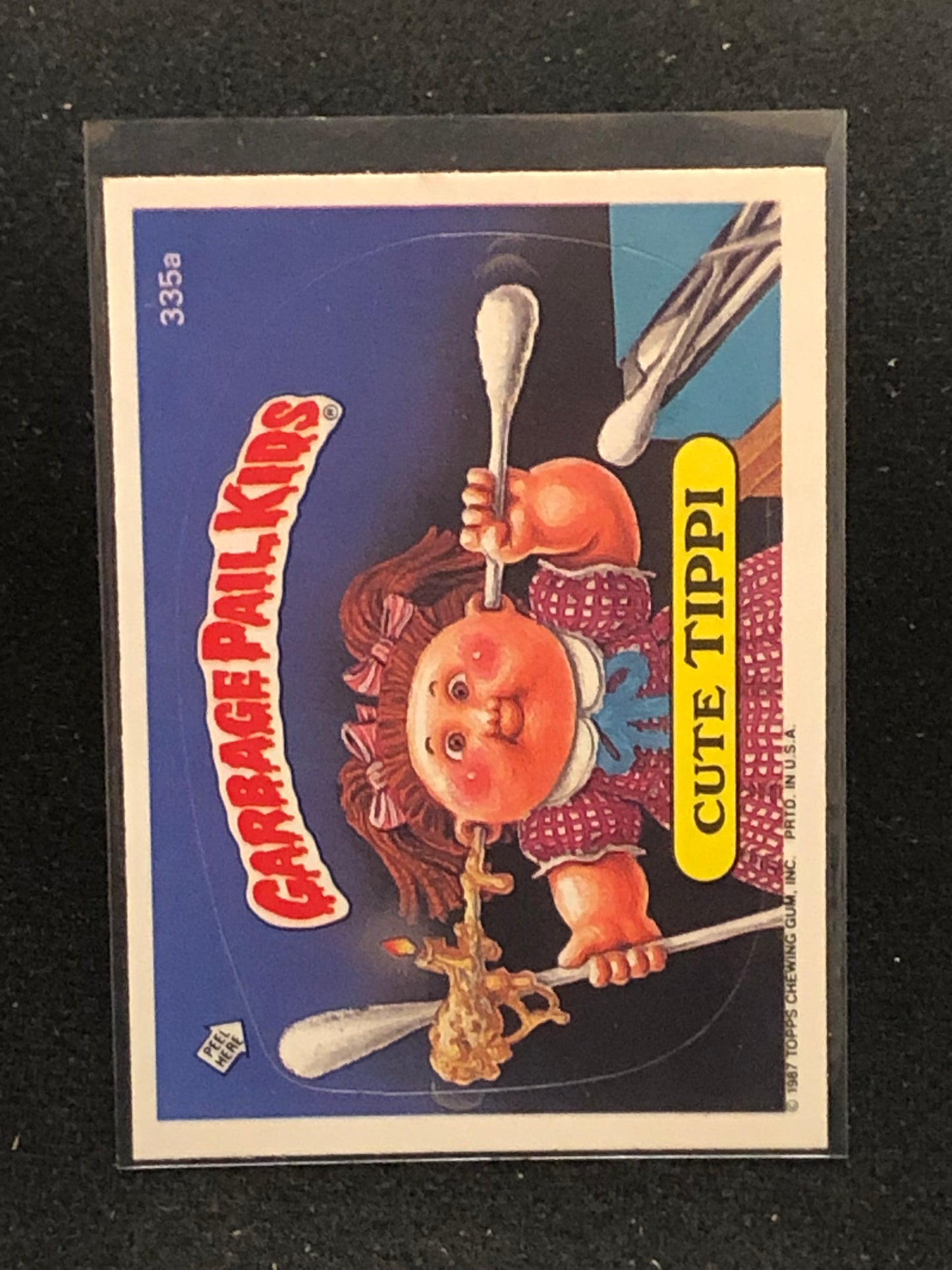 Garbage Pail Kids Original Series 9 (os9) 335a Cute Tippi