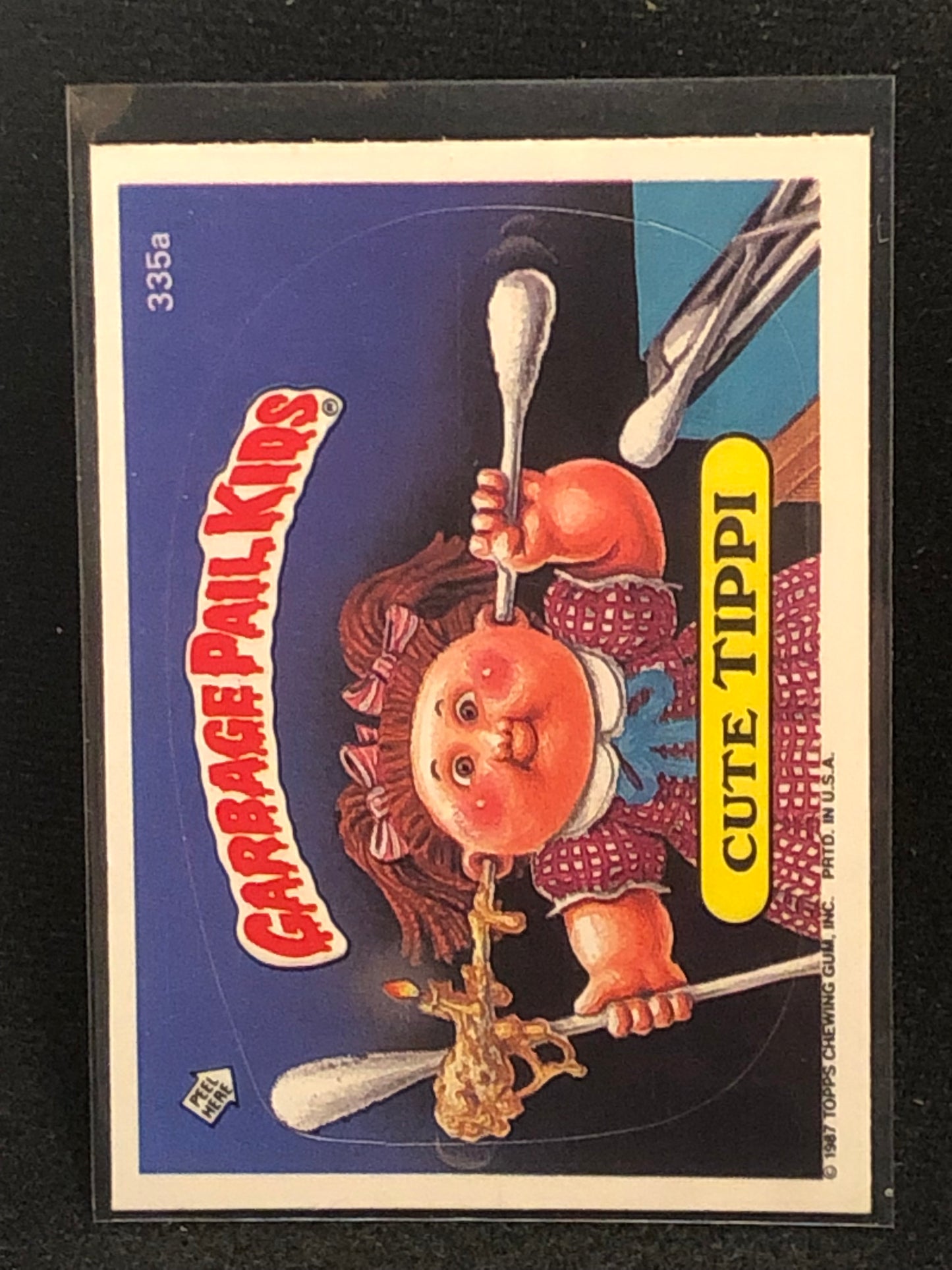 Garbage Pail Kids Original Series 9 (os9) 335a Cute Tippi