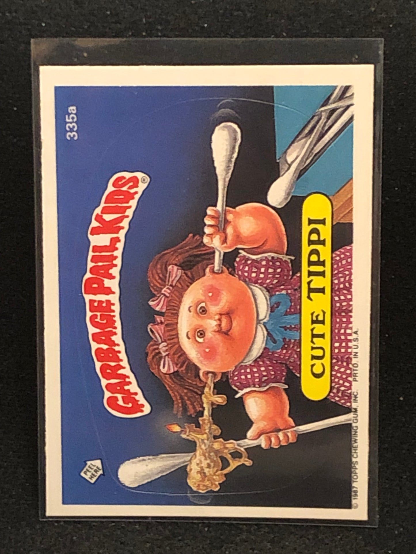 Garbage Pail Kids Original Series 9 (os9) 335a Cute Tippi