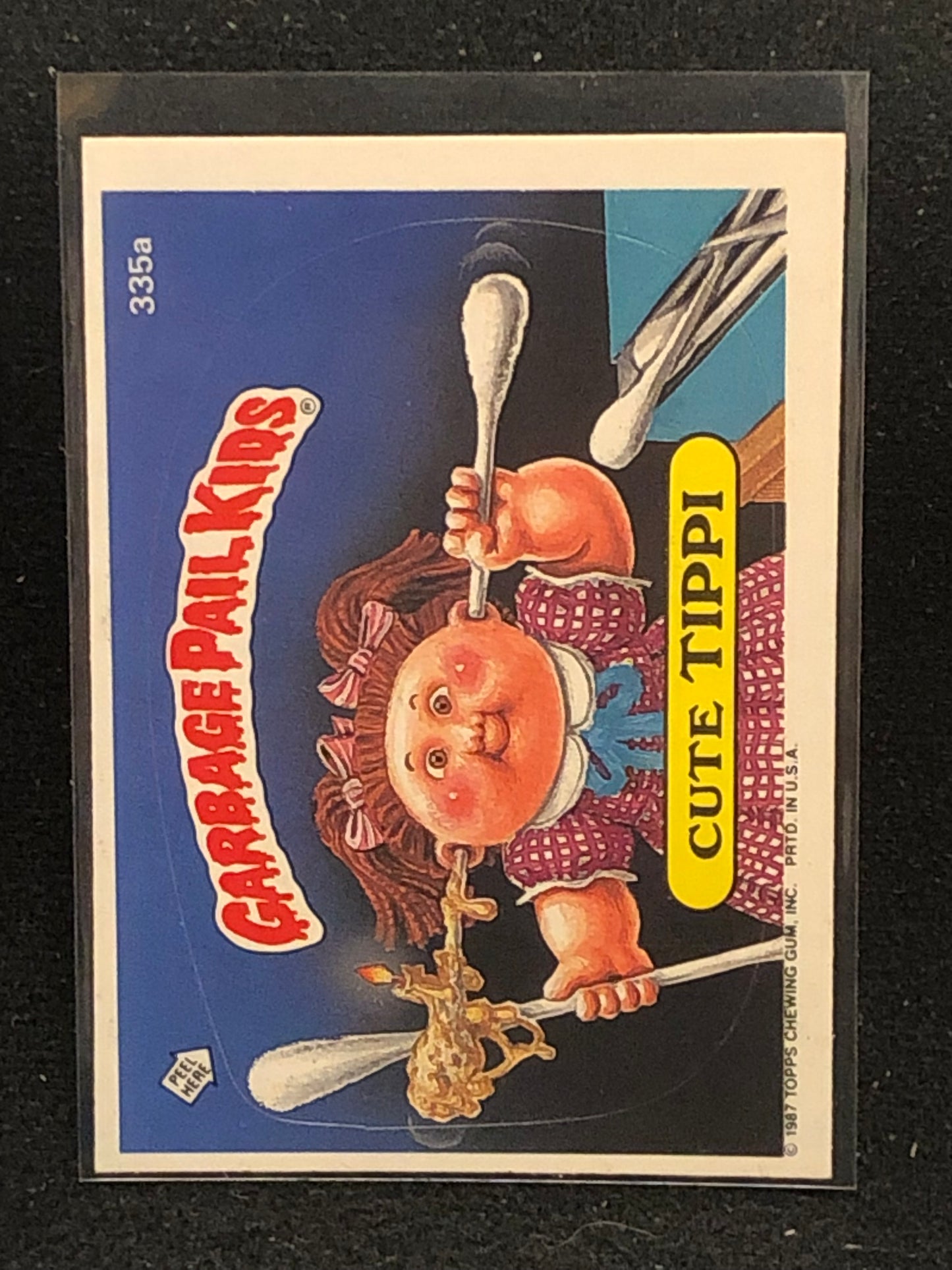 Garbage Pail Kids Original Series 9 (os9) 335a Cute Tippi