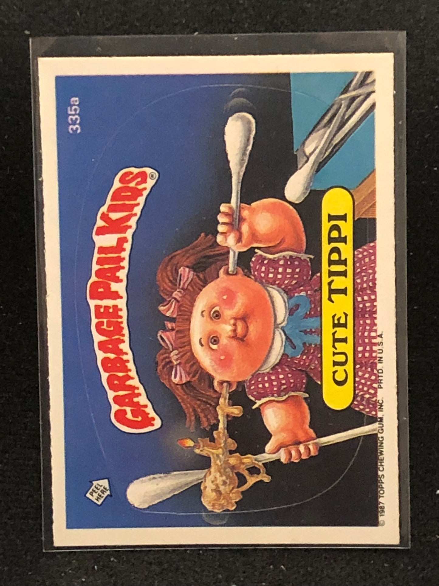 Garbage Pail Kids Original Series 9 (os9) 335a Cute Tippi