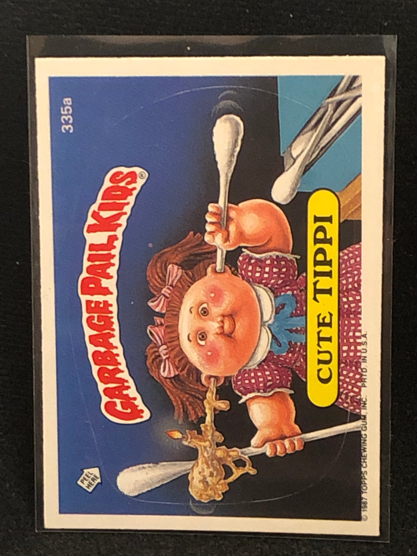 Garbage Pail Kids Original Series 9 (os9) 335a Cute Tippi