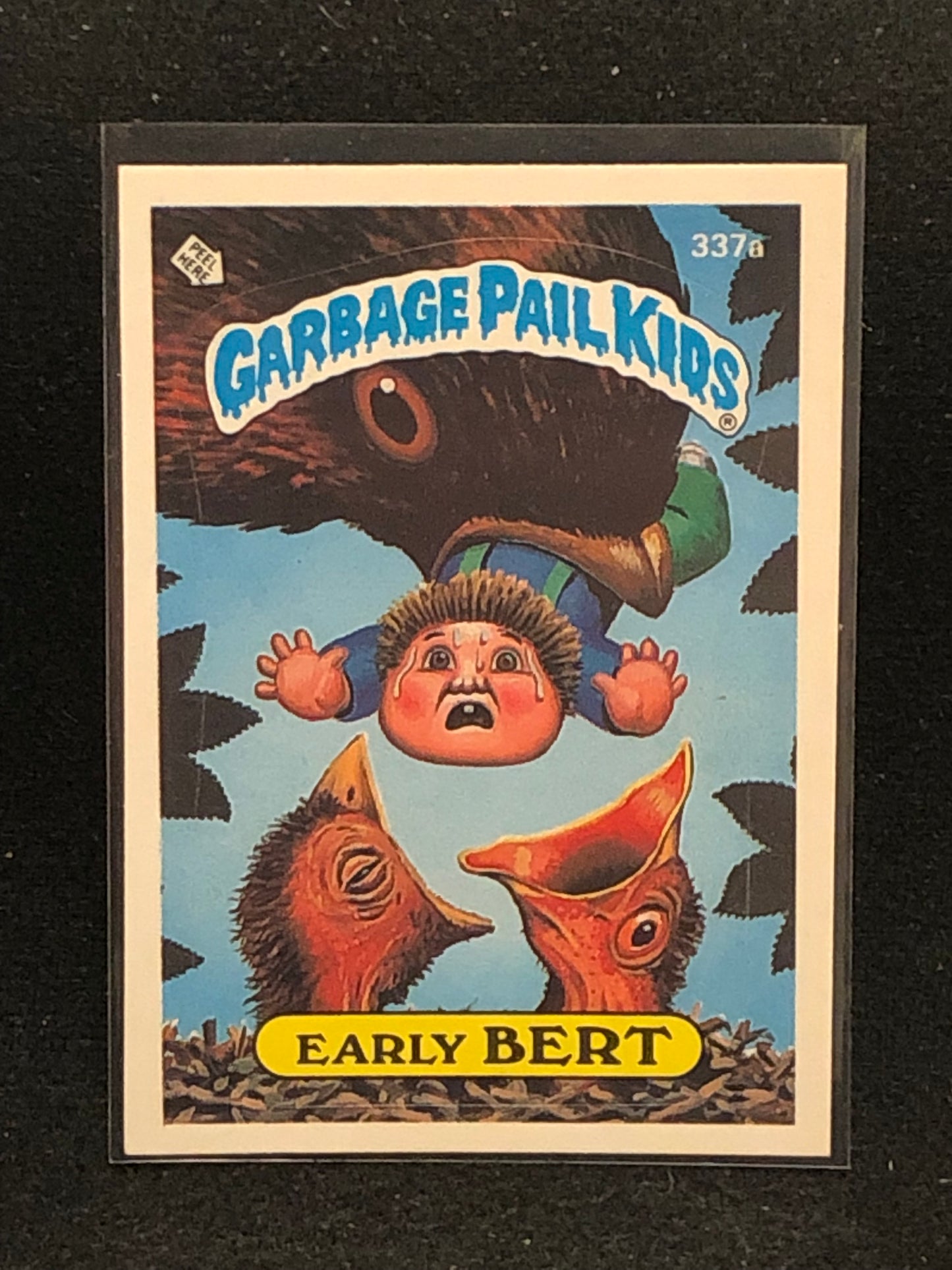 Garbage Pail Kids Original Series 9 (os9) 337a Early Bert