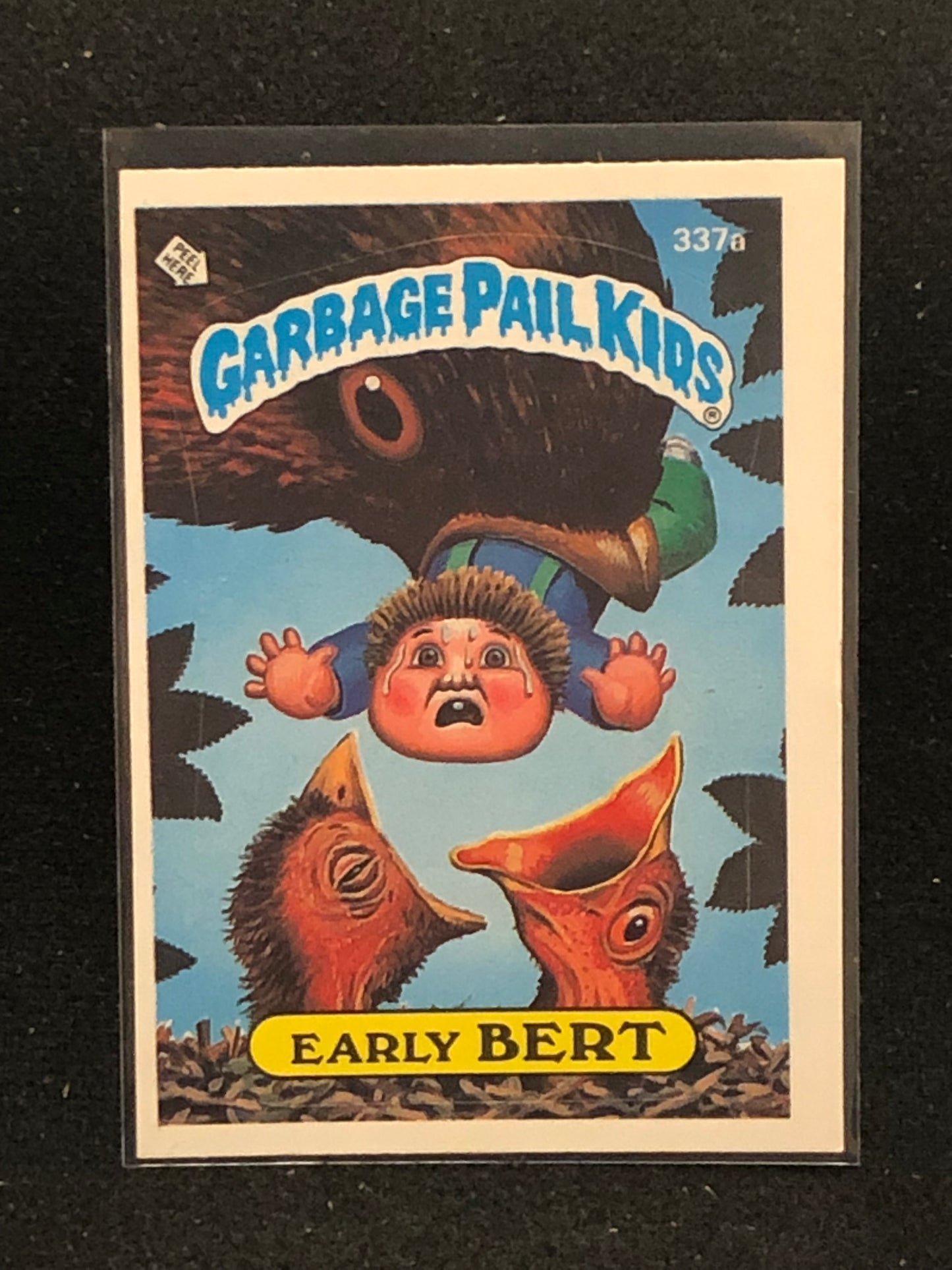 Garbage Pail Kids Original Series 9 (os9) 337a Early Bert