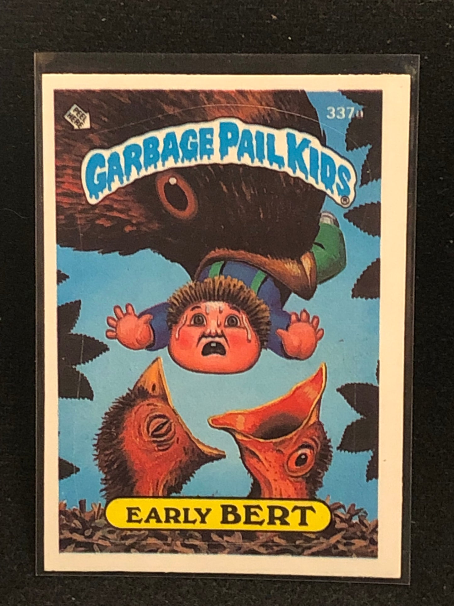 Garbage Pail Kids Original Series 9 (os9) 337a Early Bert