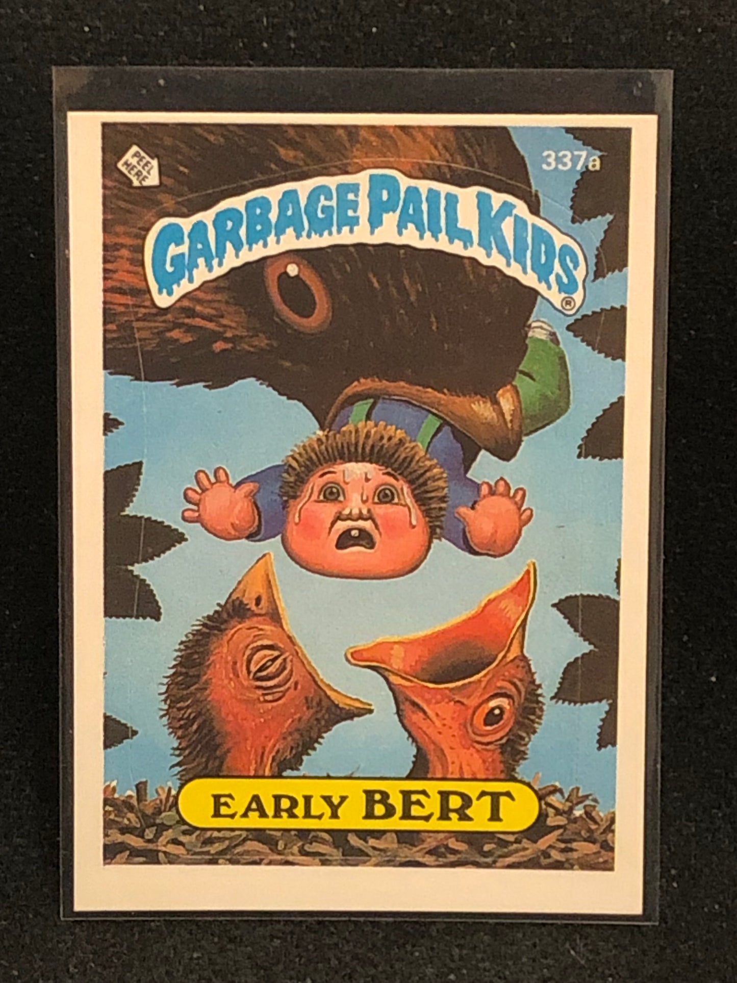 Garbage Pail Kids Original Series 9 (os9) 337a Early Bert