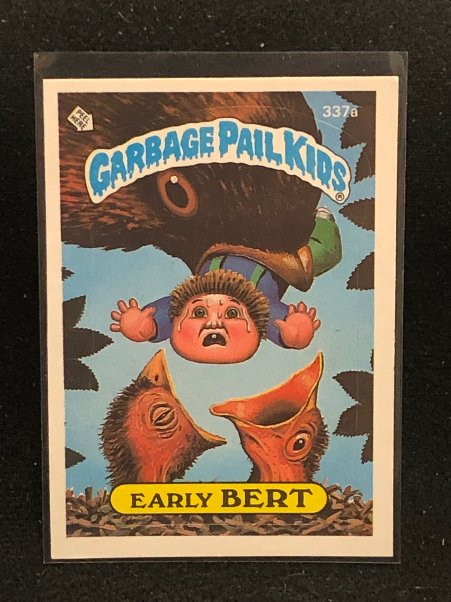 Garbage Pail Kids Original Series 9 (os9) 337a Early Bert