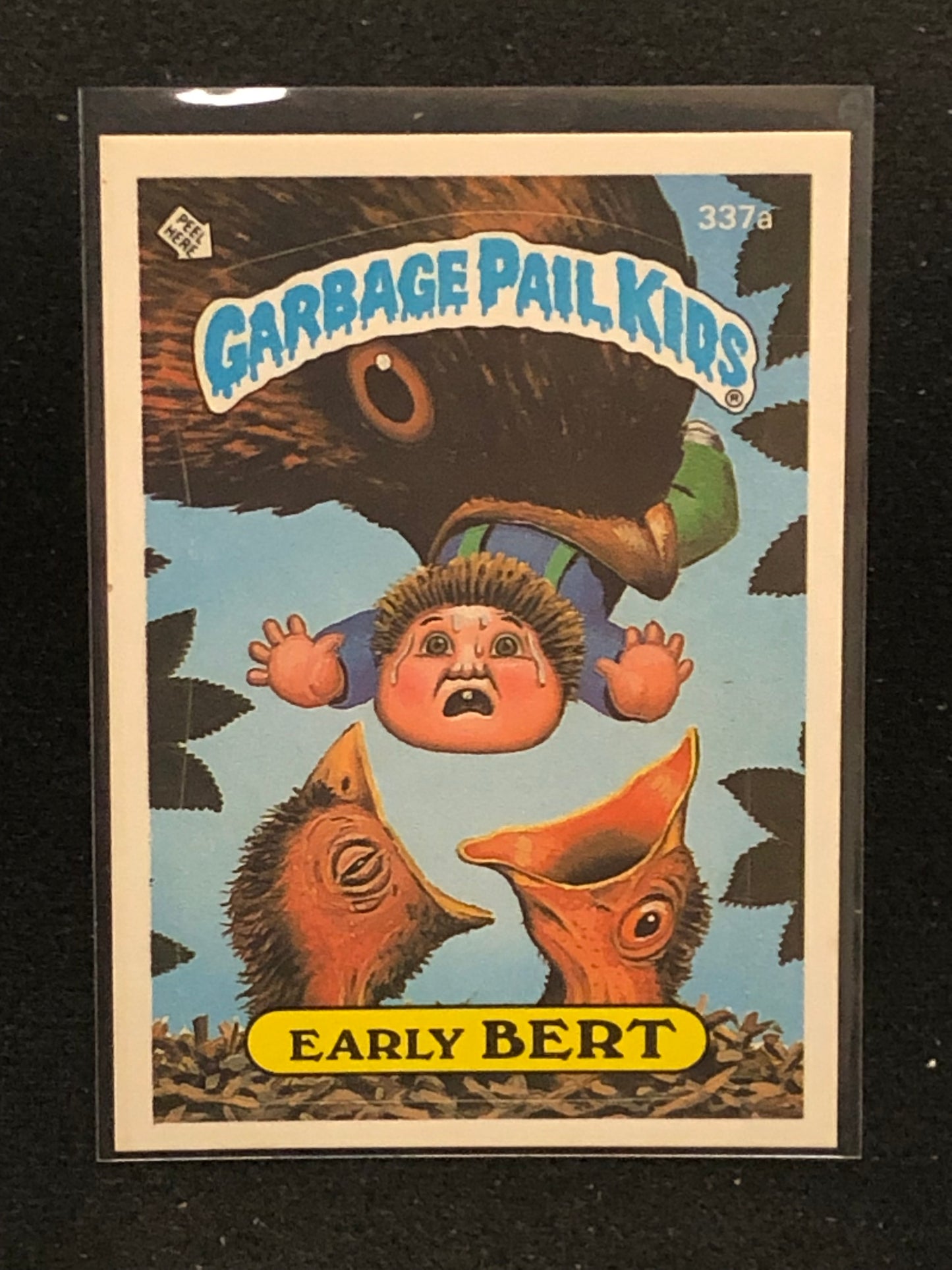 Garbage Pail Kids Original Series 9 (os9) 337a Early Bert