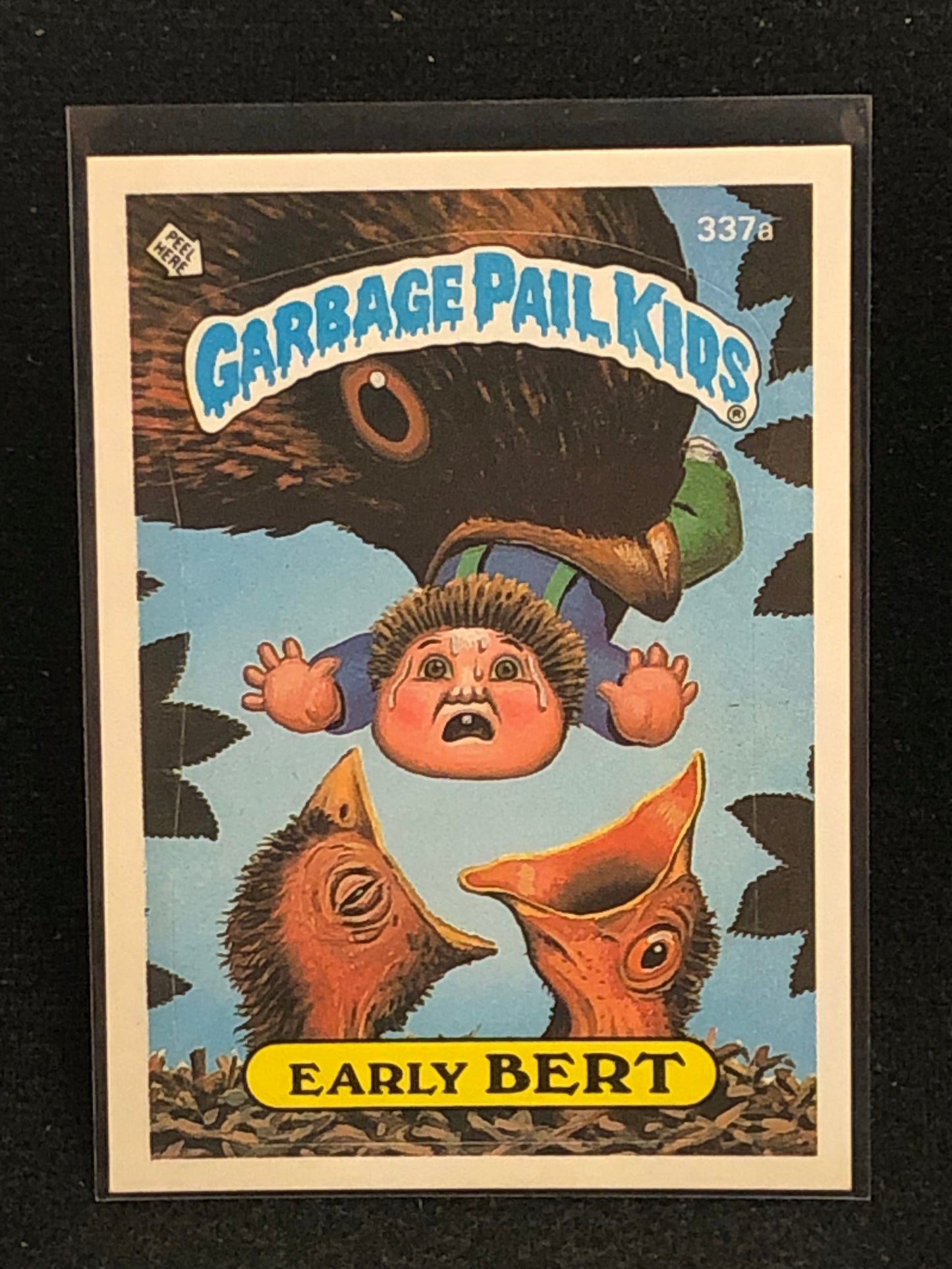 Garbage Pail Kids Original Series 9 (os9) 337a Early Bert