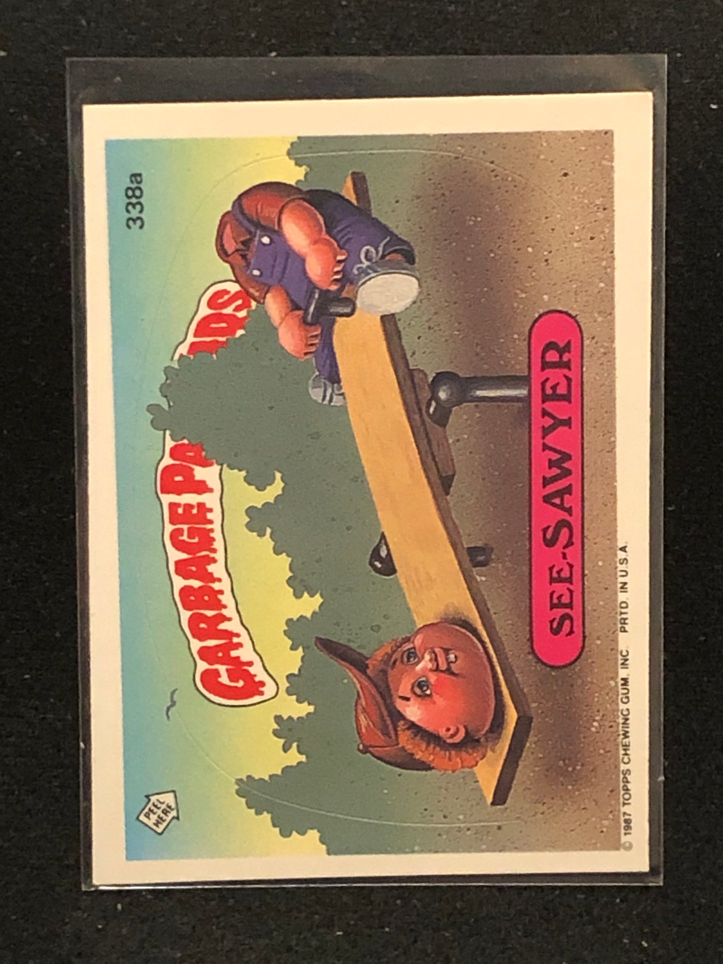 Garbage Pail Kids Original Series 9 (os9) 338a See Sawyer