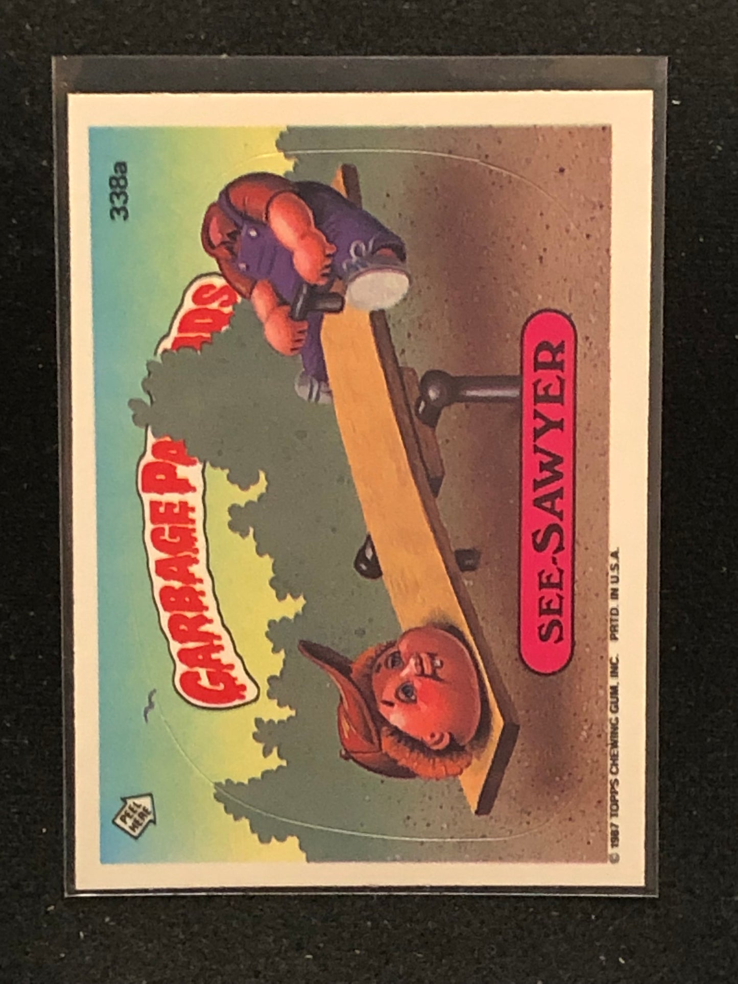 Garbage Pail Kids Original Series 9 (os9) 338a See Sawyer