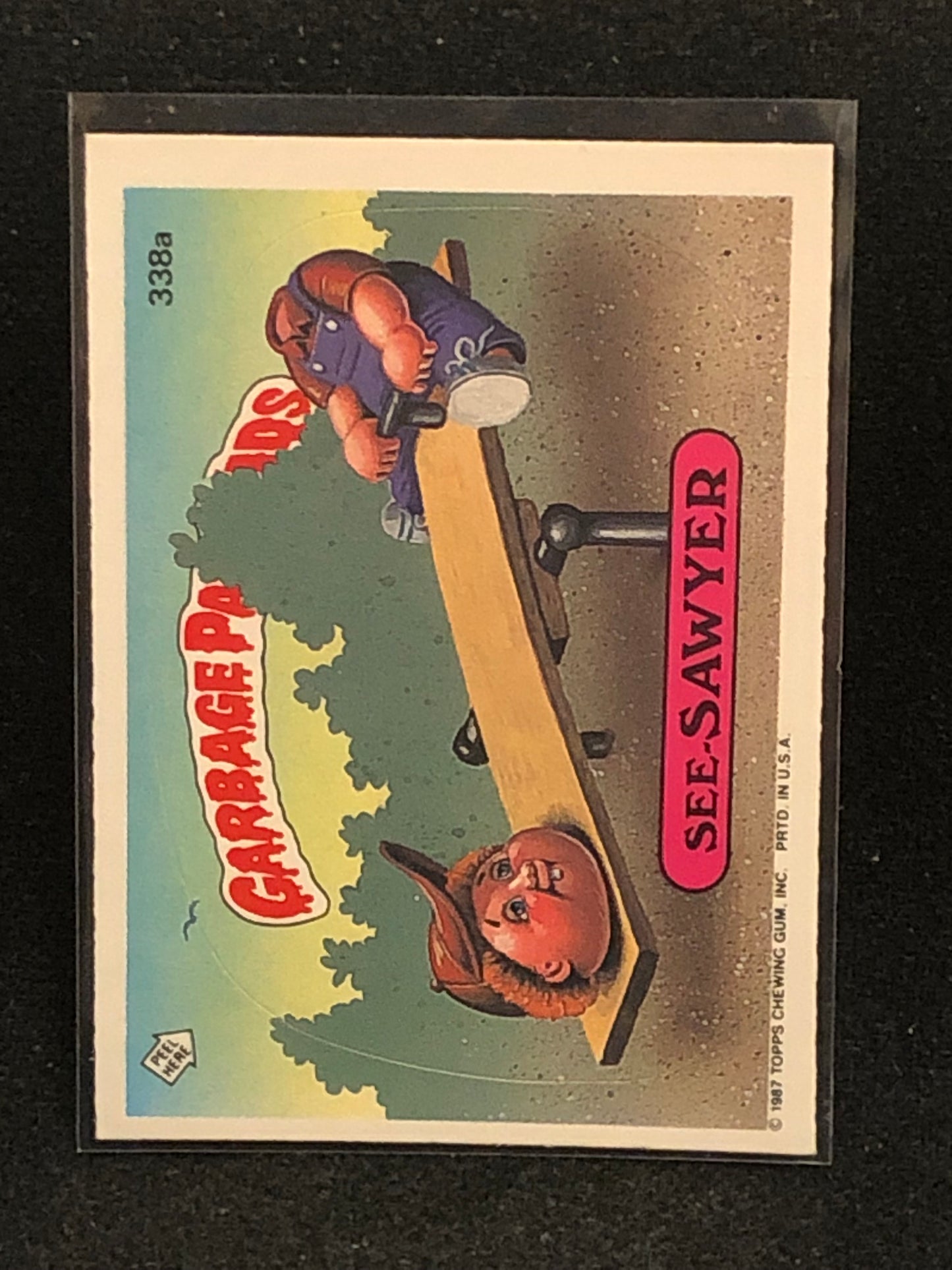 Garbage Pail Kids Original Series 9 (os9) 338a See Sawyer