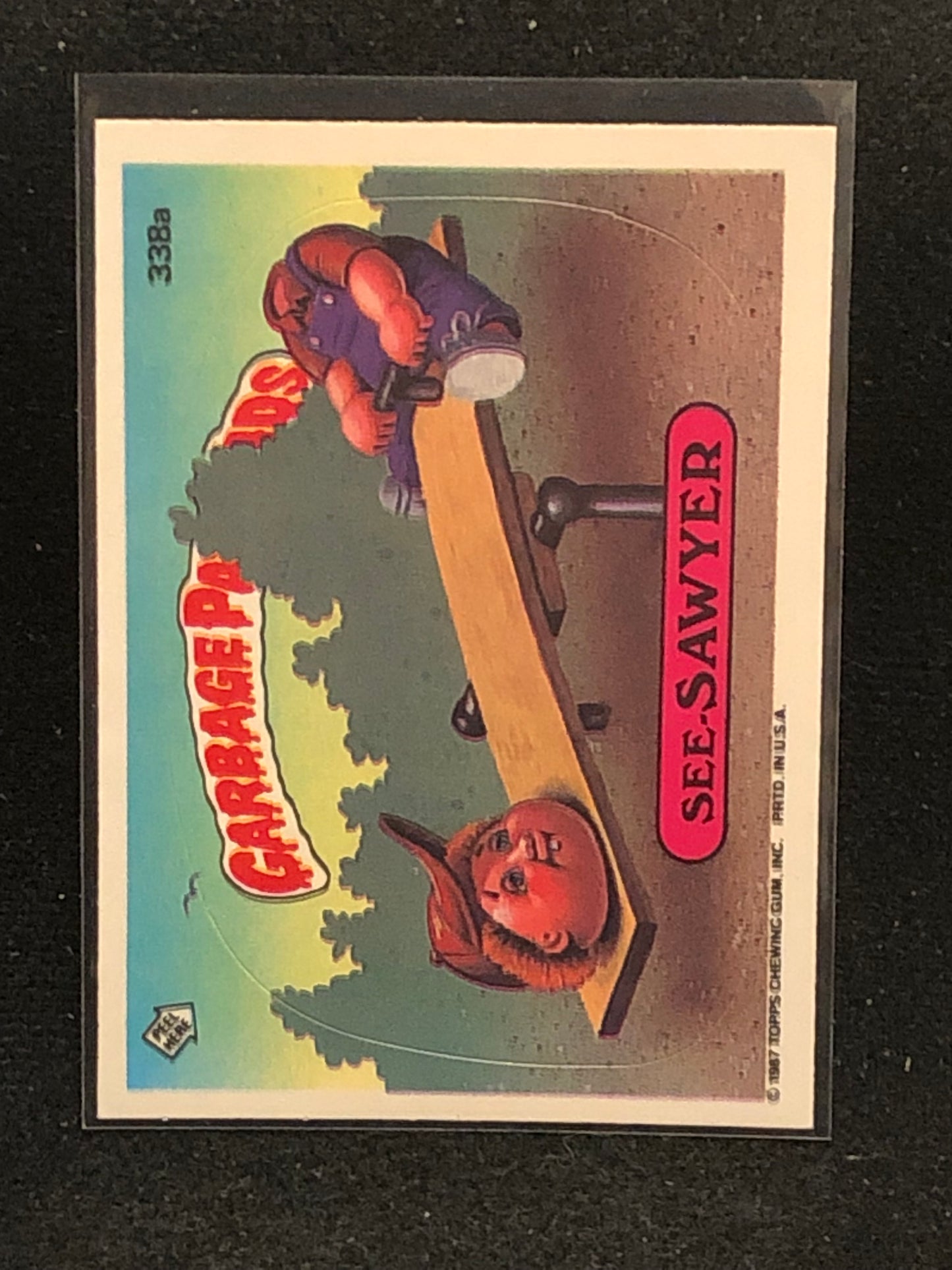 Garbage Pail Kids Original Series 9 (os9) 338a See Sawyer