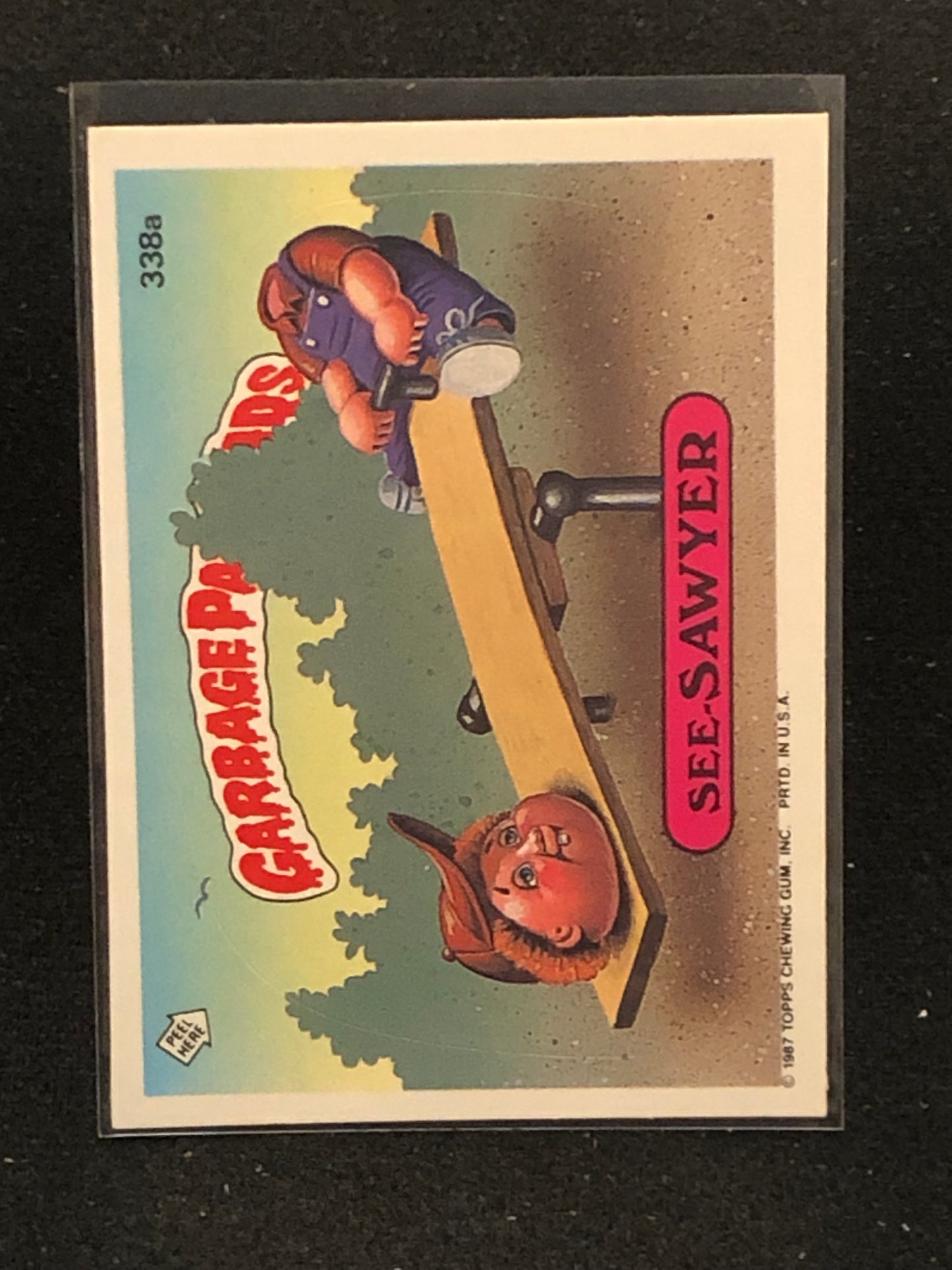 Garbage Pail Kids Original Series 9 (os9) 338a See Sawyer