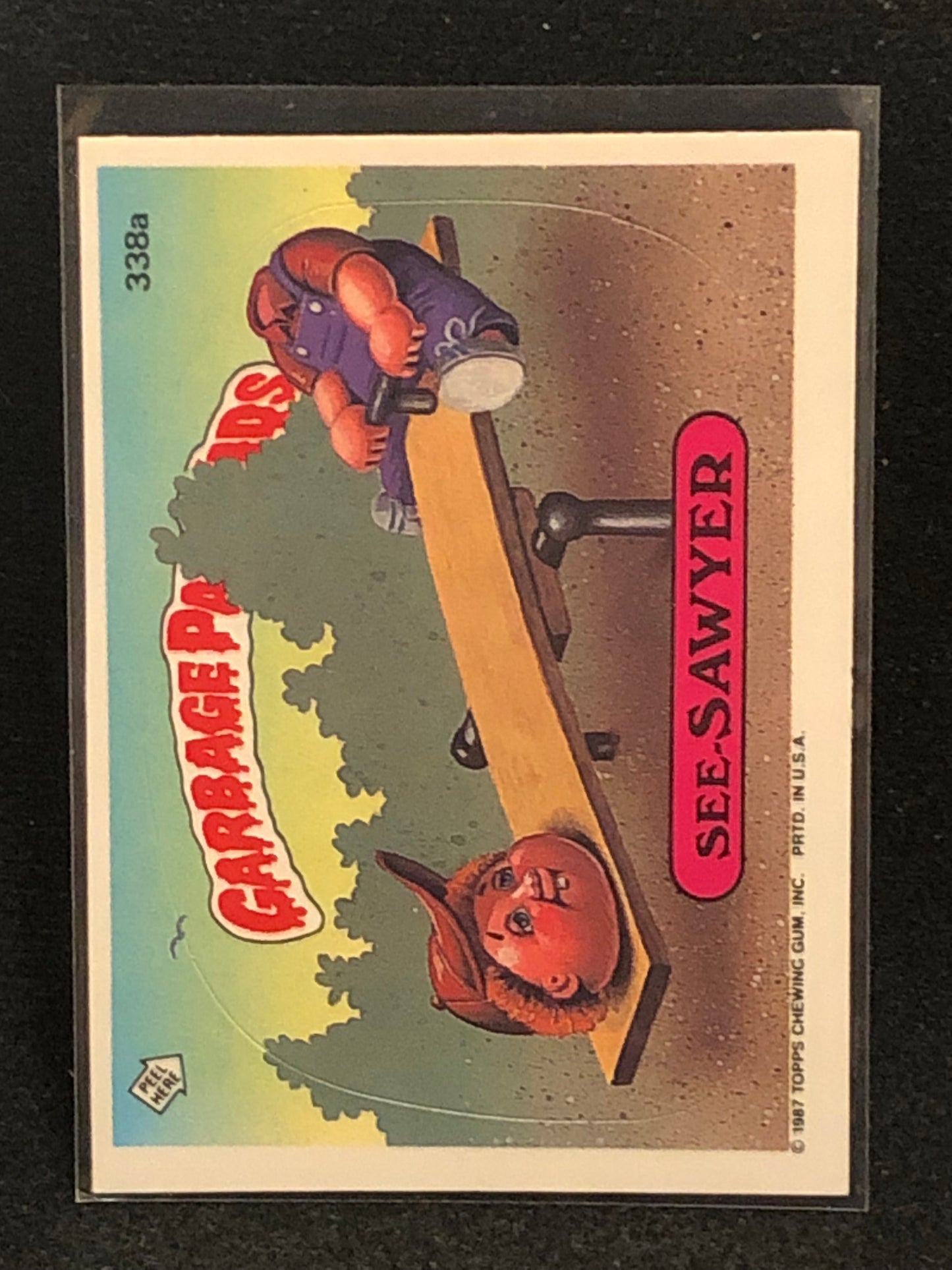 Garbage Pail Kids Original Series 9 (os9) 338a See Sawyer