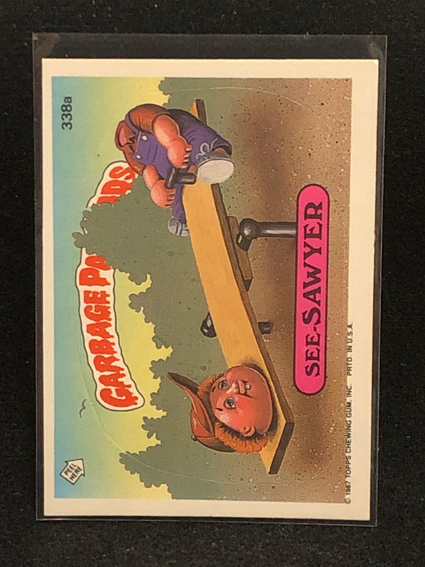 Garbage Pail Kids Original Series 9 (os9) 338a See Sawyer