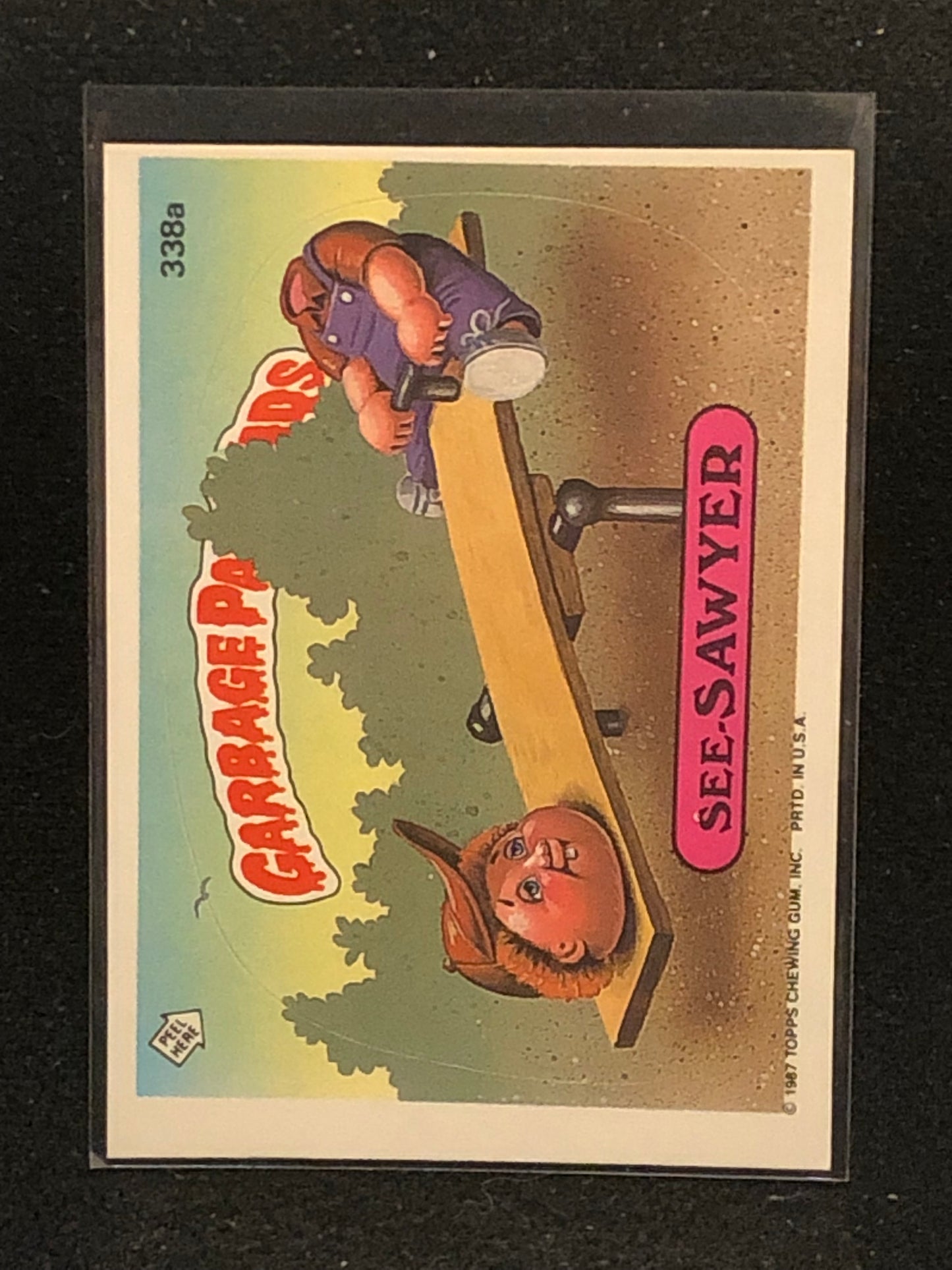 Garbage Pail Kids Original Series 9 (os9) 338a See Sawyer