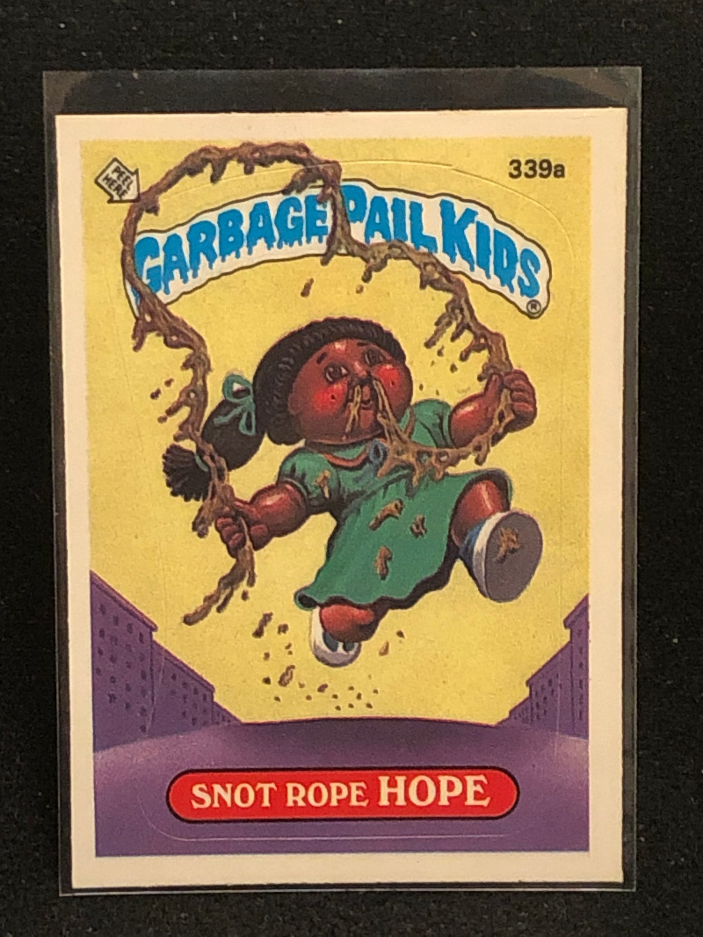 Garbage Pail Kids Original Series 9 (os9) 339a Snot Rope Hope