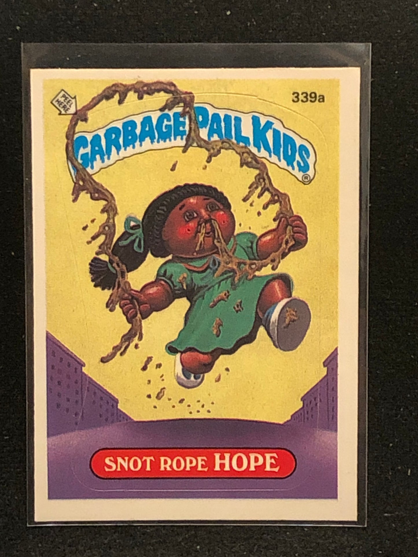 Garbage Pail Kids Original Series 9 (os9) 339a Snot Rope Hope