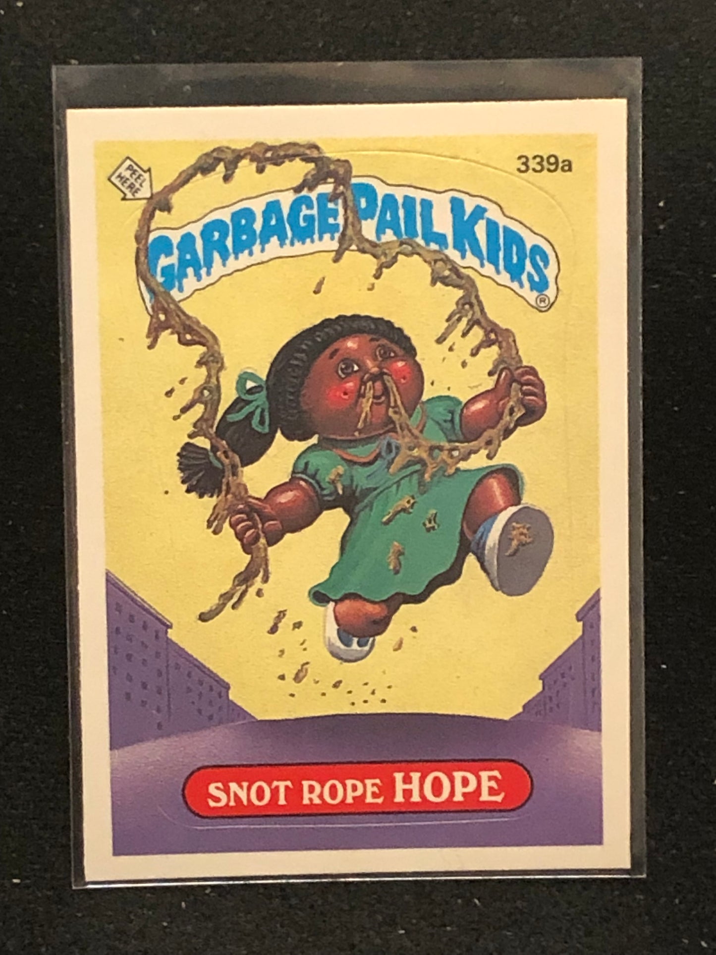 Garbage Pail Kids Original Series 9 (os9) 339a Snot Rope Hope