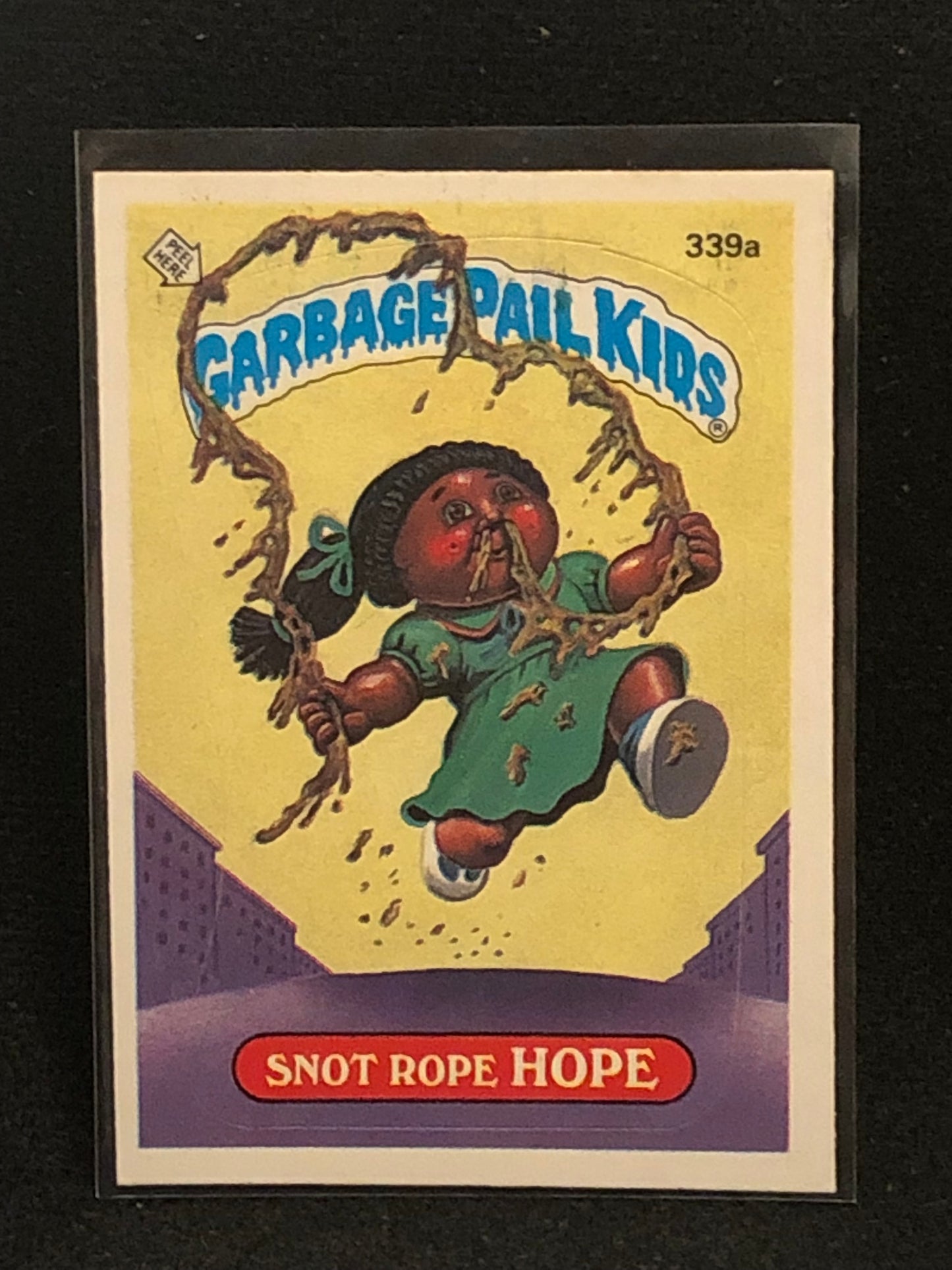 Garbage Pail Kids Original Series 9 (os9) 339a Snot Rope Hope